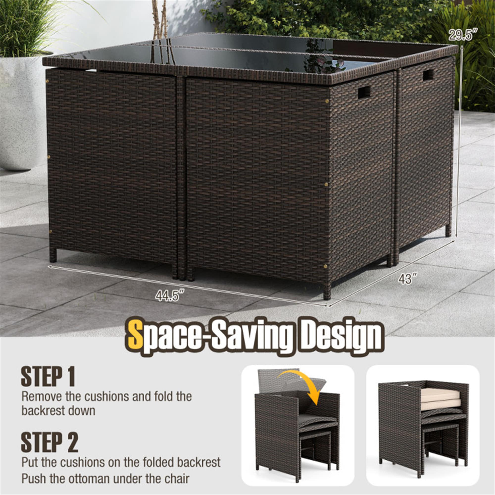 BABOOM BOM-091760-OR Patio-Dining-Sets - View #9