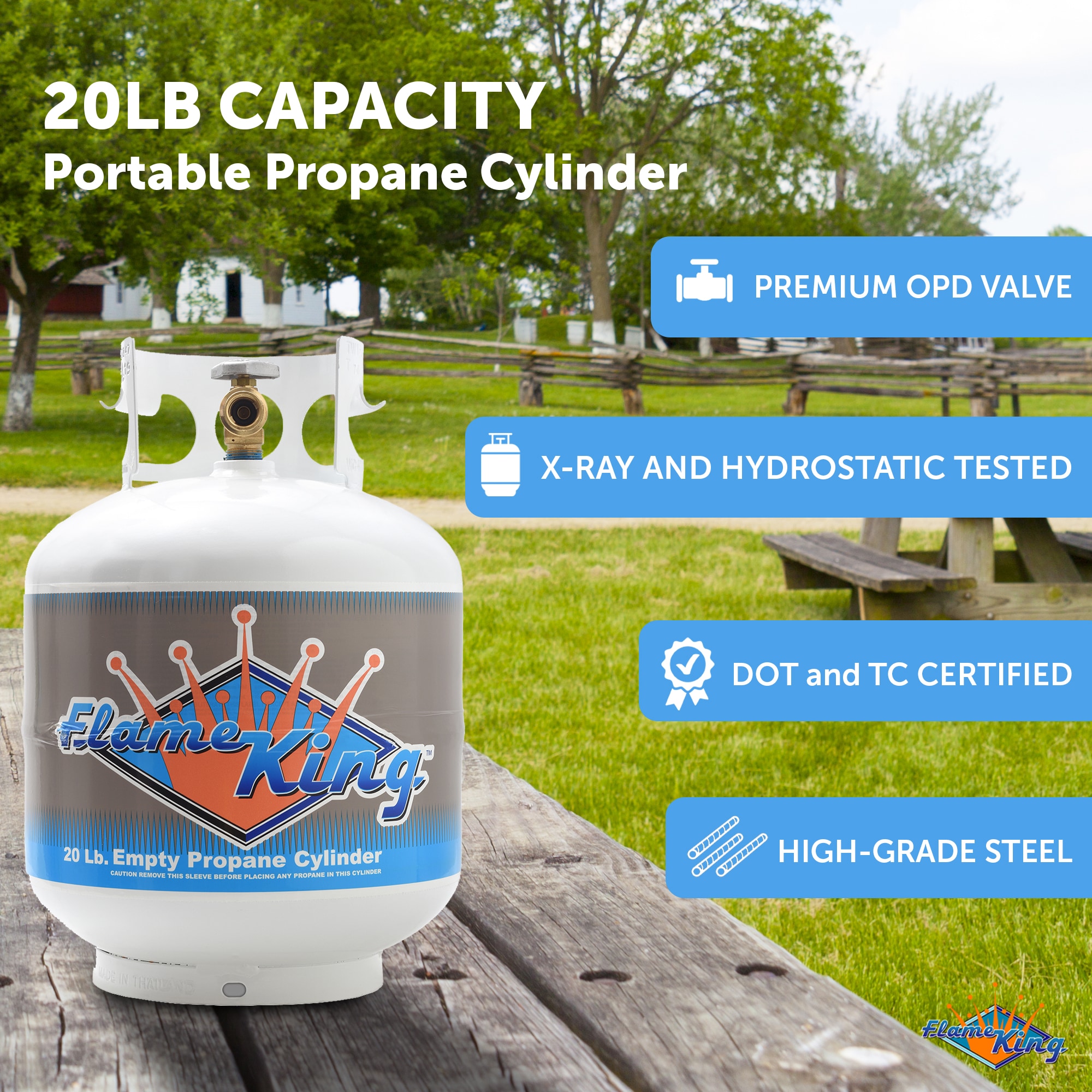 Flame King YSN201 Propane-Tanks-Accy - View #2