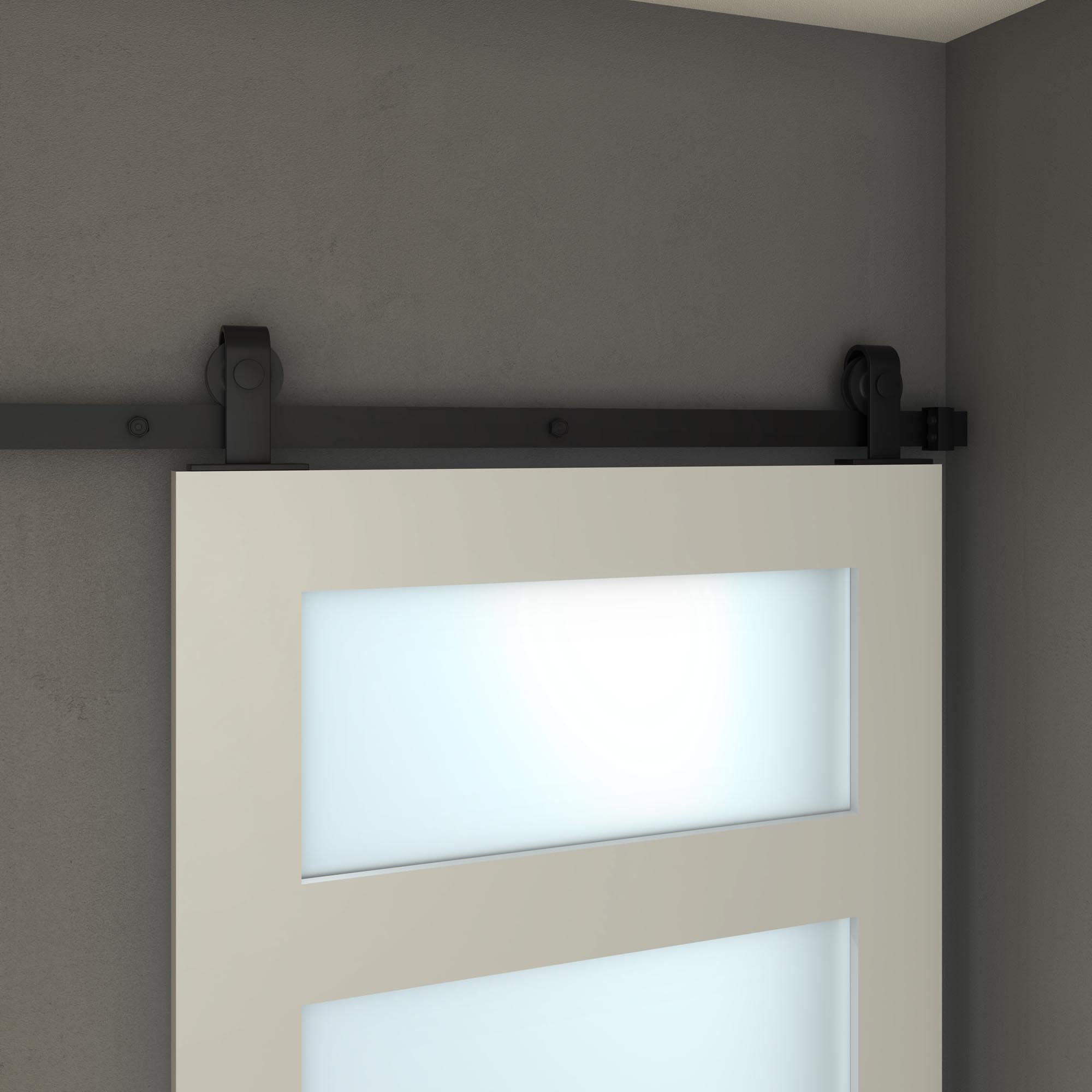 EightDoors B96TPBLACK Barn-Door-Roller-Kits - View #4