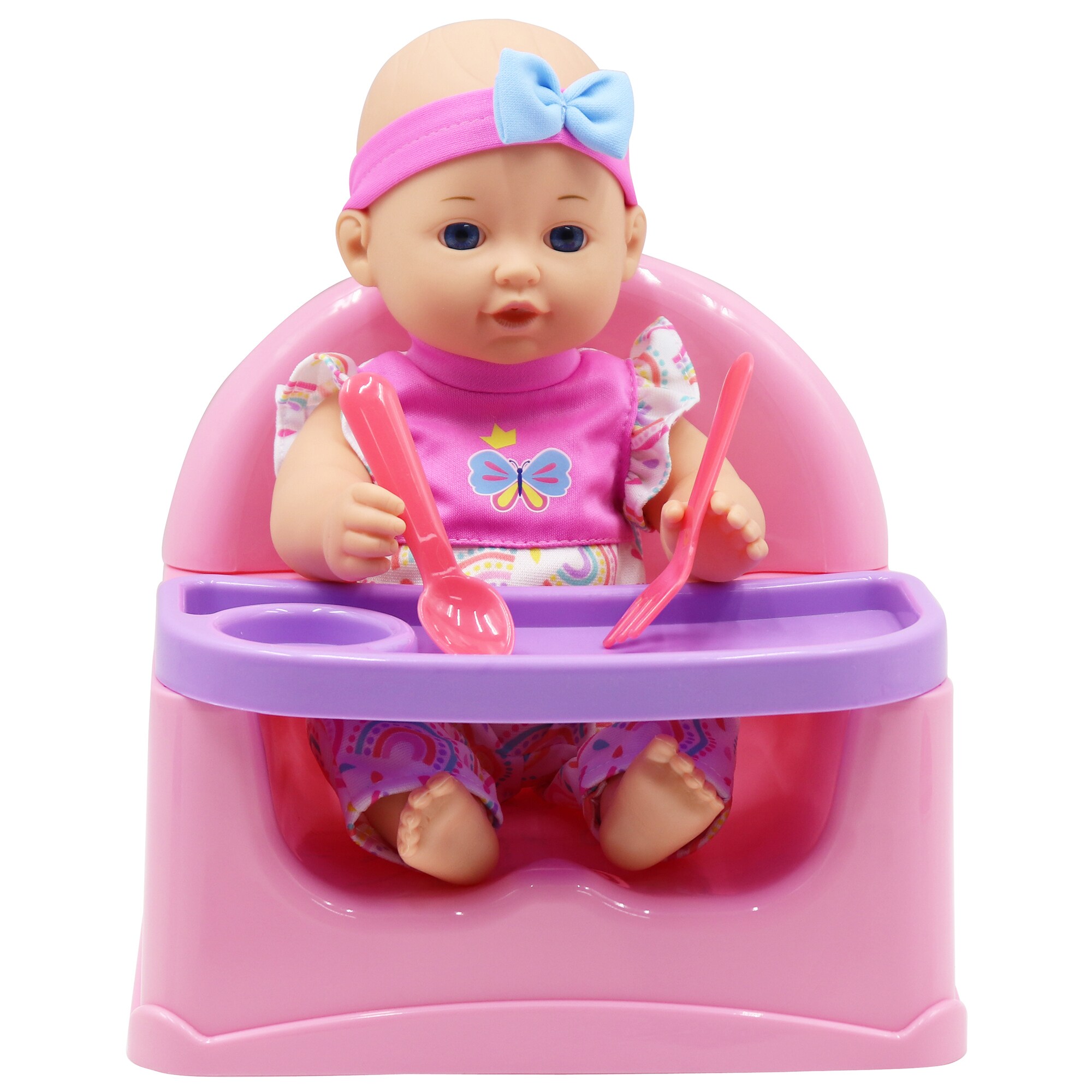 Gigo Toys 12-in Hard Body Doll with Feeding Chair and Accessories ...