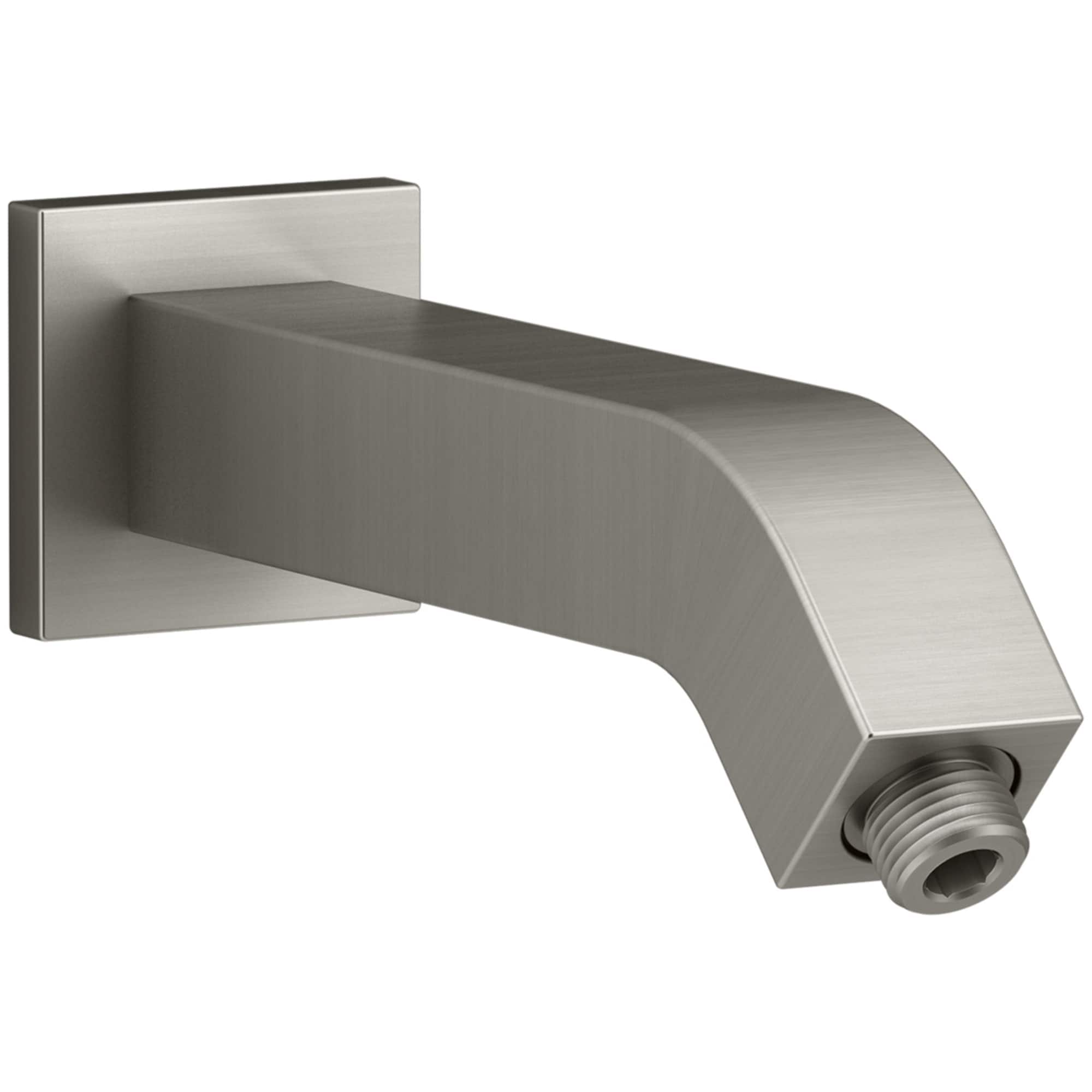 KOHLER 99690-BN Loure Vibrant Brushed Nickel 8.3125-in Universal Shower Shower arm mount