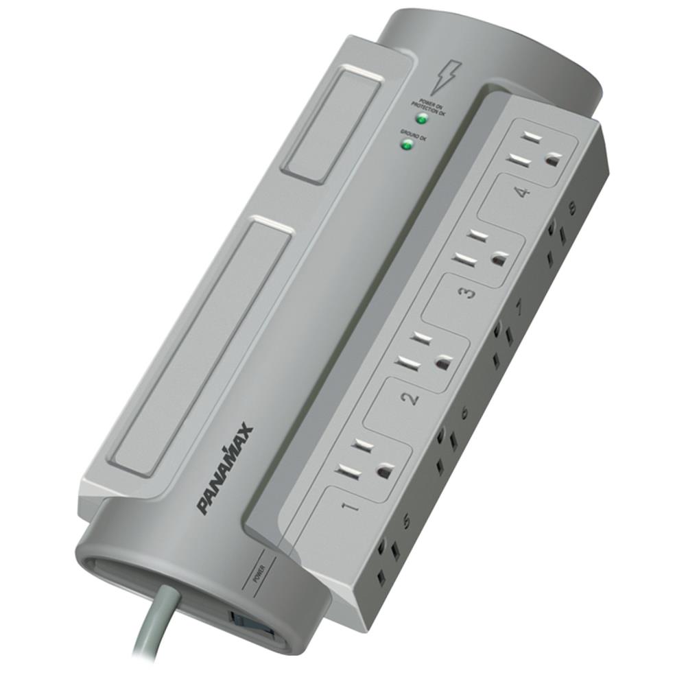 Panamax PM8-EX 8-Outlet 1125 Joules 1800-Watt Indoor Various Receptacles Surge Protector