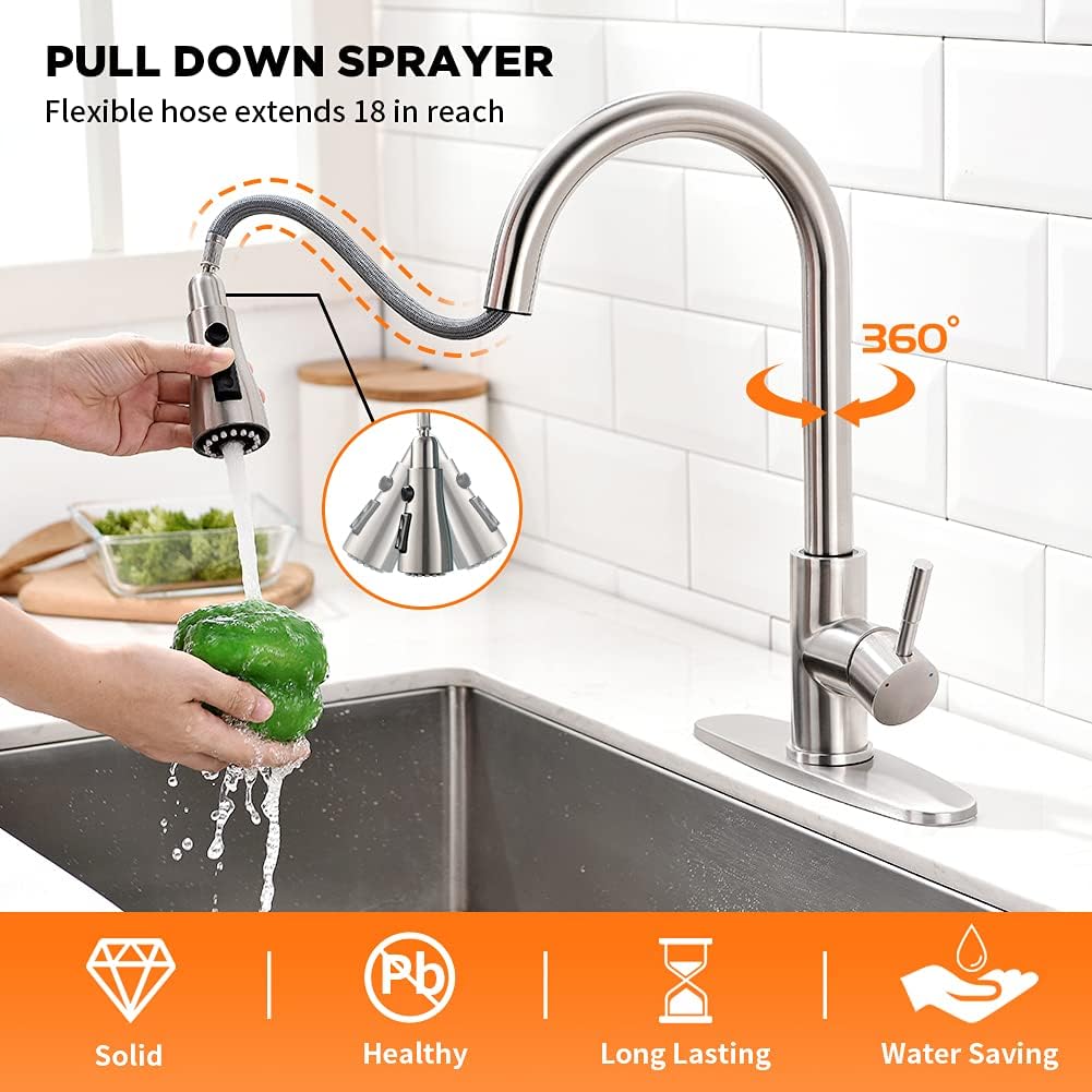 Owofan OWOFAN-B0915Y52Y5 Kitchen-Faucets - View #2