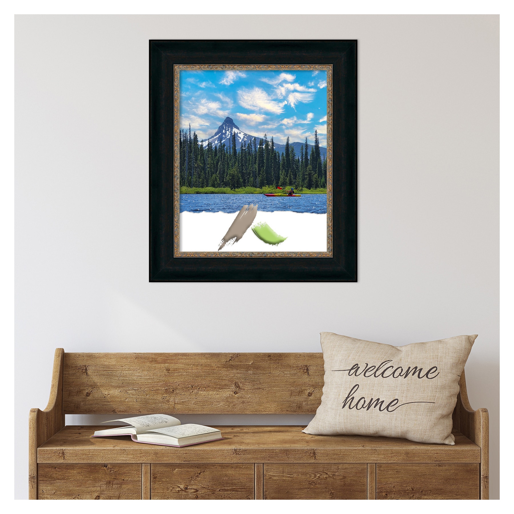 Paragon Bronze Antiqued Transitional Wall Picture Frame