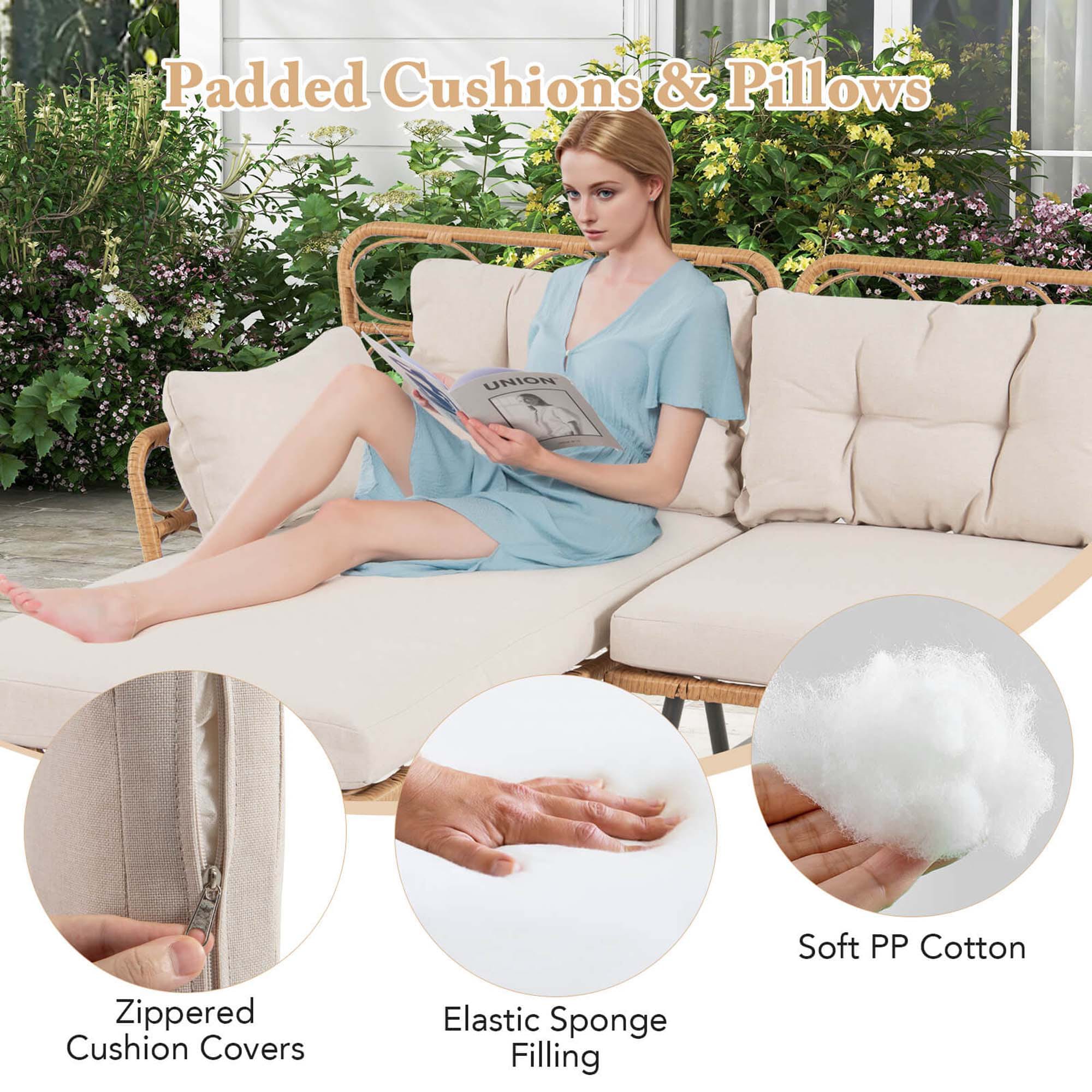 Costway HCST05000 Patio-Conversation-Sets - View #3