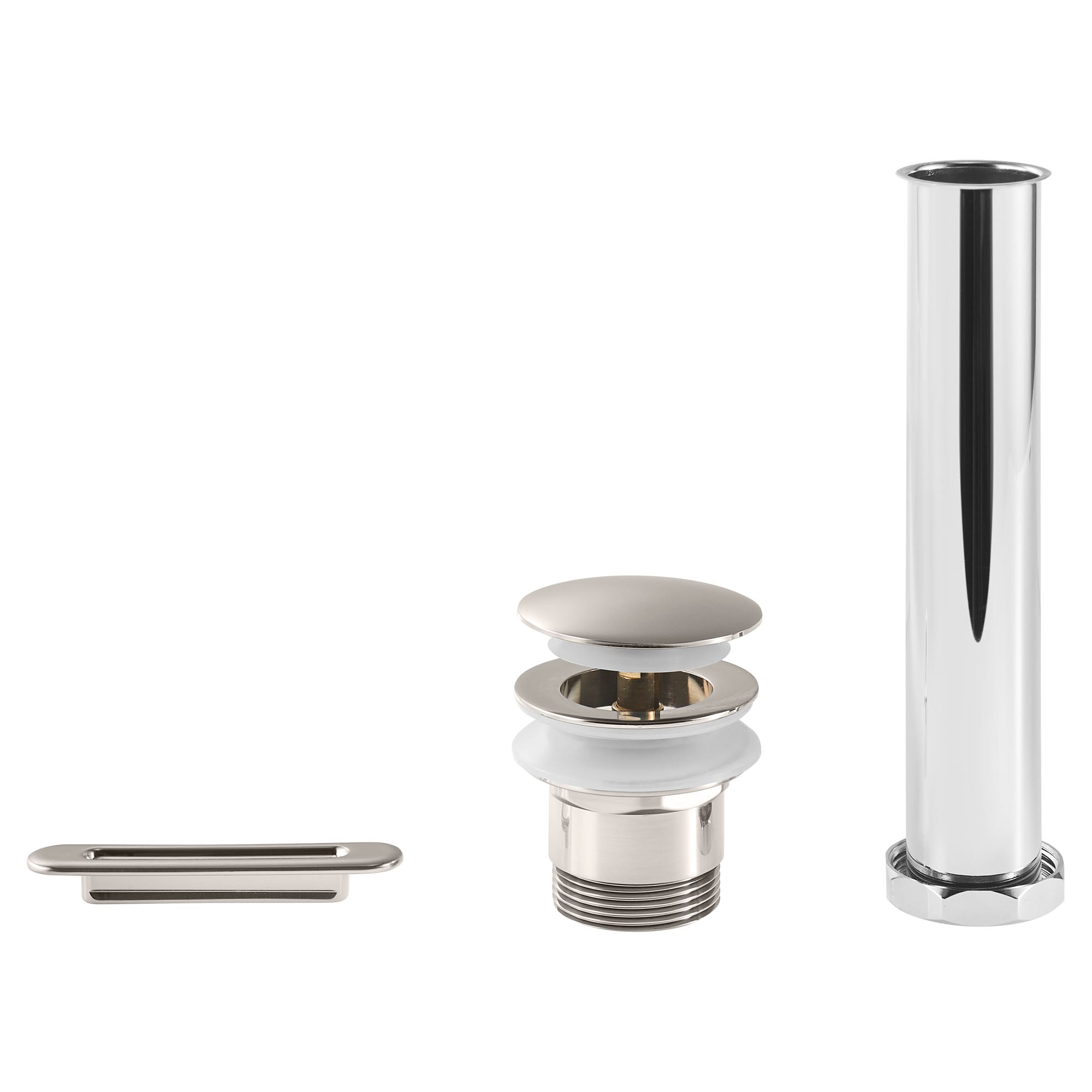 American Standard 1582000.295 Brushed nickel Brushed Nickel Drain/overflow kit Drain with Brass
