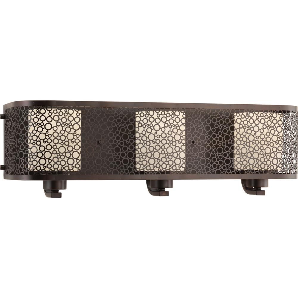 Progress Lighting P2163-20 Mingle 3-Light Antique Bronze Modern/Contemporary Vanity Light