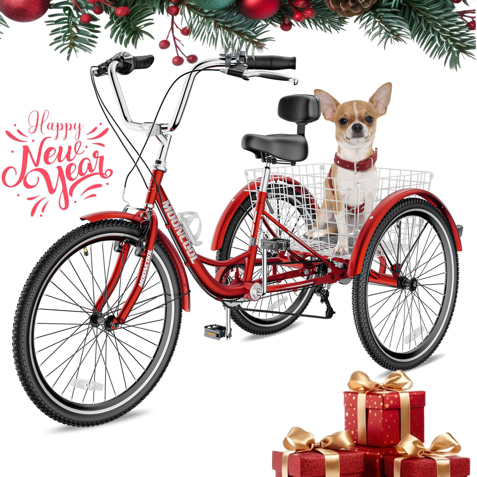 Esazn M-P24-JH-ALYU 24-in Adult unisex Tricycle