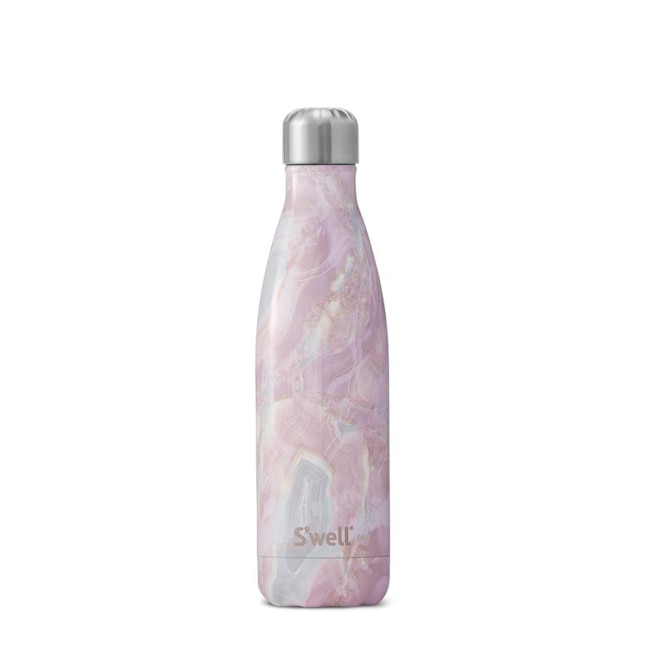 S'well Stainless Steel Water Bottle Perfect for the Go BPA-Free 17 Fl Oz Opal Marble Triple-Layered Vacuum-Insulated Containers Keeps Drinks Cold for 36 Hours and Hot for 18 