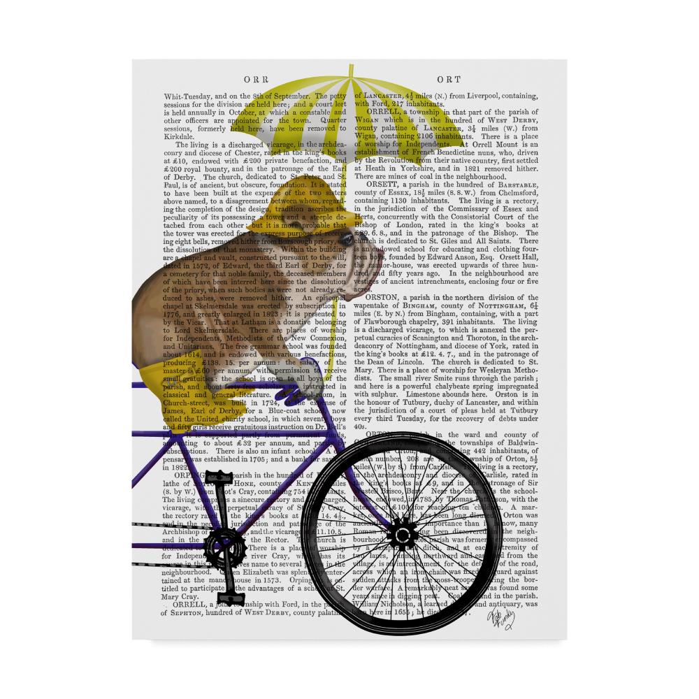 Trademark Fine Art WAG00088-C1824GG Framed 24-Inches H x 18-Inches W Animals Canvas Print
