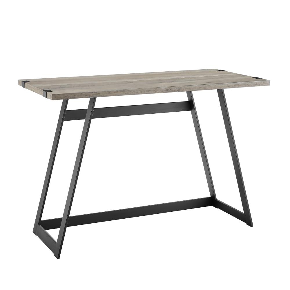 Walker Edison LWW42MWRAGW 42-in Gray Writing Desk