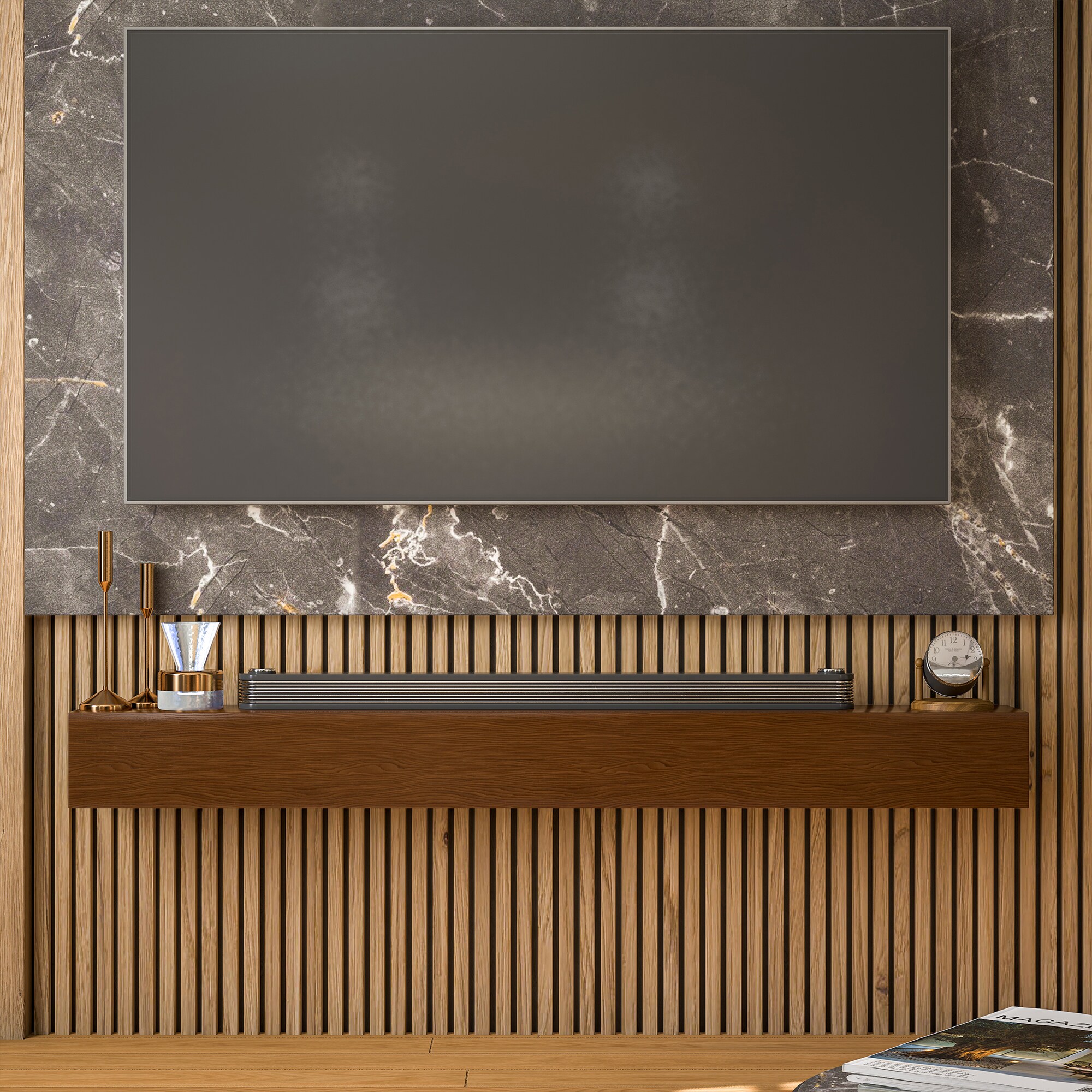 Gaierptone CRXYR6Q7LBK Wall-Mounted-Shelving - View #2