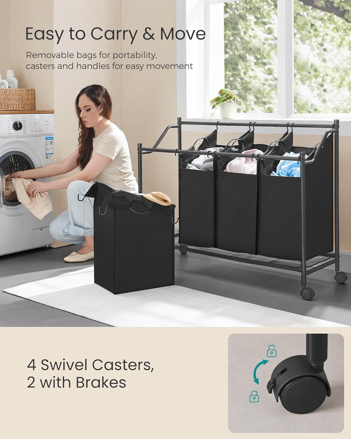 SONGMICS HOME RLS103B01 Hamper-Baskets - View #4