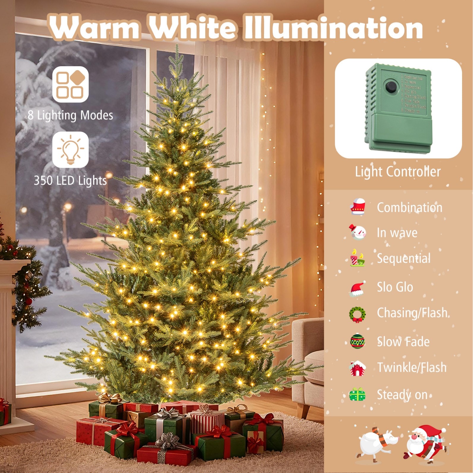 LIVIZA HYS25195US7 Artificial-Christmas-Trees - View #6