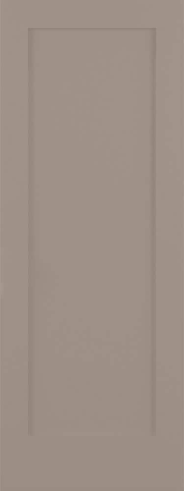 RELIABILT LO1368819 Shaker 28-in x 80-in Sand Piper 1-panel square Smooth Solid core Prefinished Pine Wood Slab Door