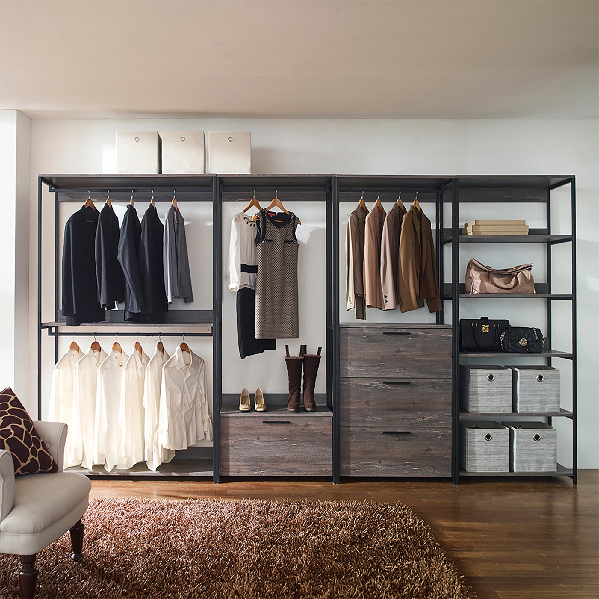 LOVMOR SF-R-B040S00026 Wood-Closet-Shelves - View #3