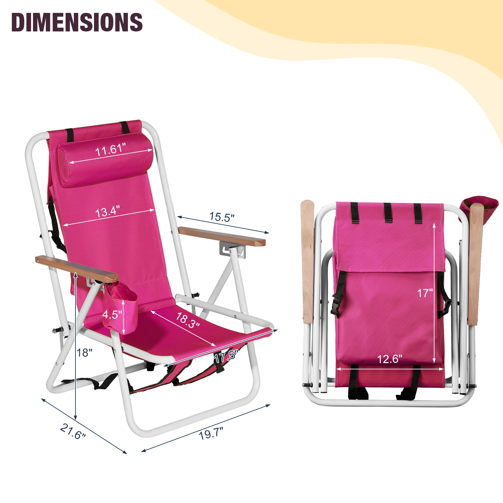 Winado LO1G58000412 Beach-Camping-Chairs - View #2