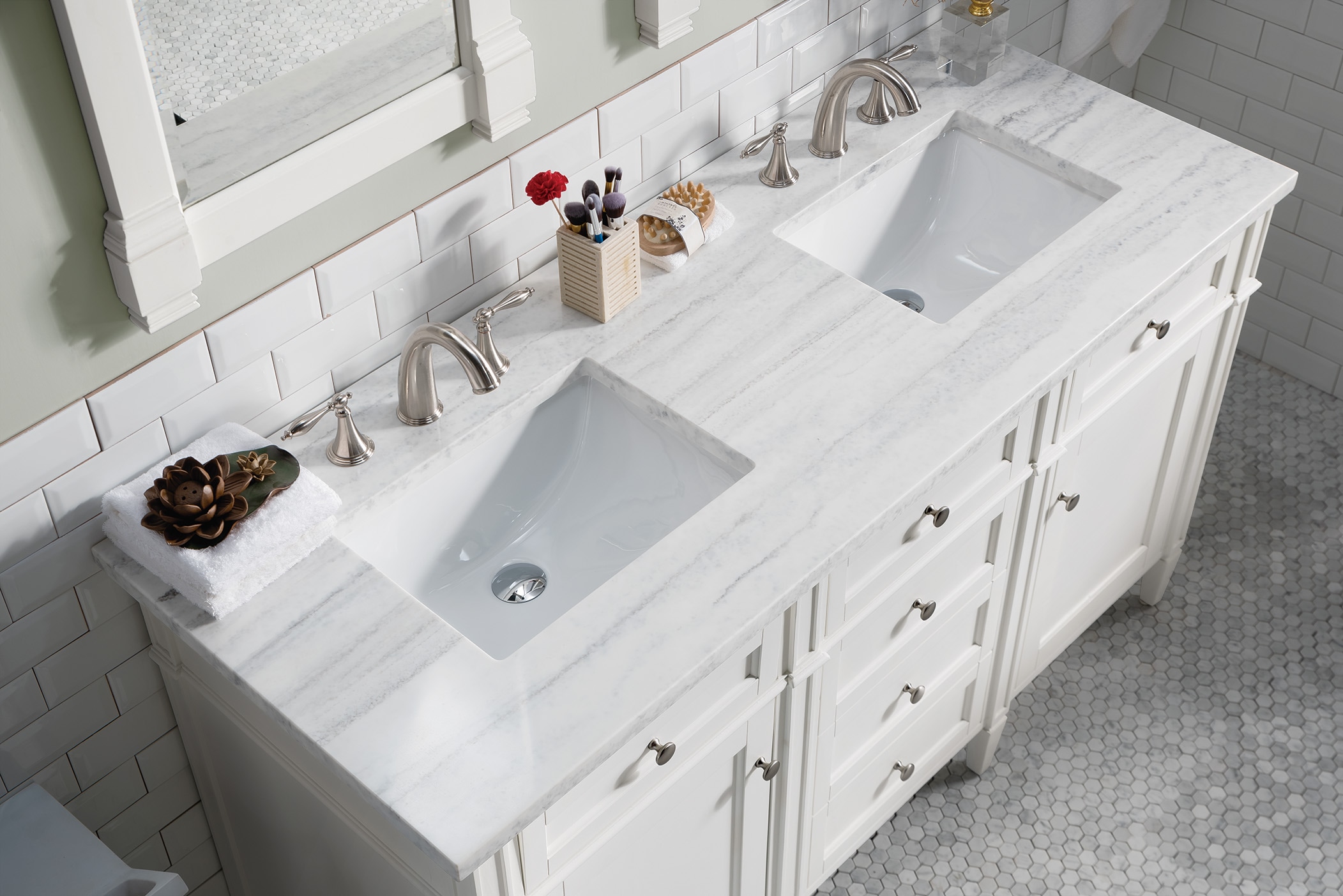 James Martin Vanities 655-V60D-BW-3AF Bath-Vanity-Combo - View #2