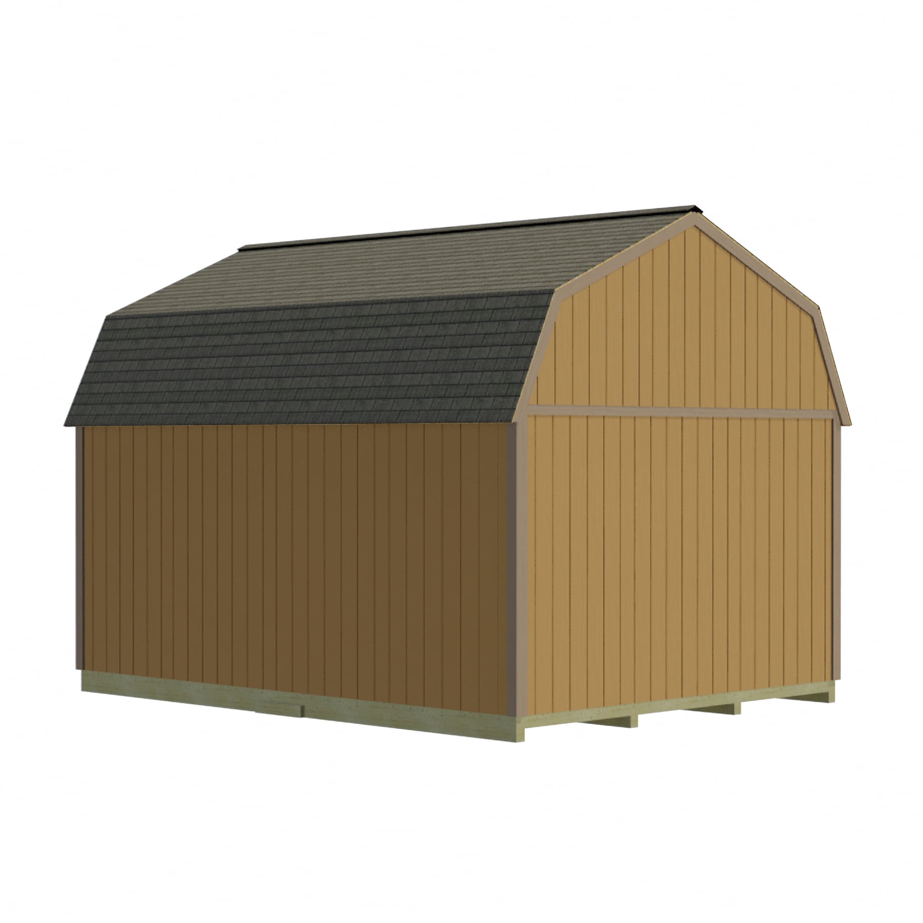 Best Barns Denver 12-ft x 20-ft Gambrel Style Wood Outdoor Storage Shed ...