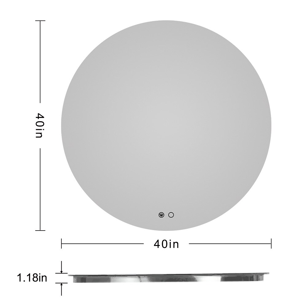 Keonjinn LW-JZ-BGSSW-R100 Framed-Bath-Mirrors - View #3