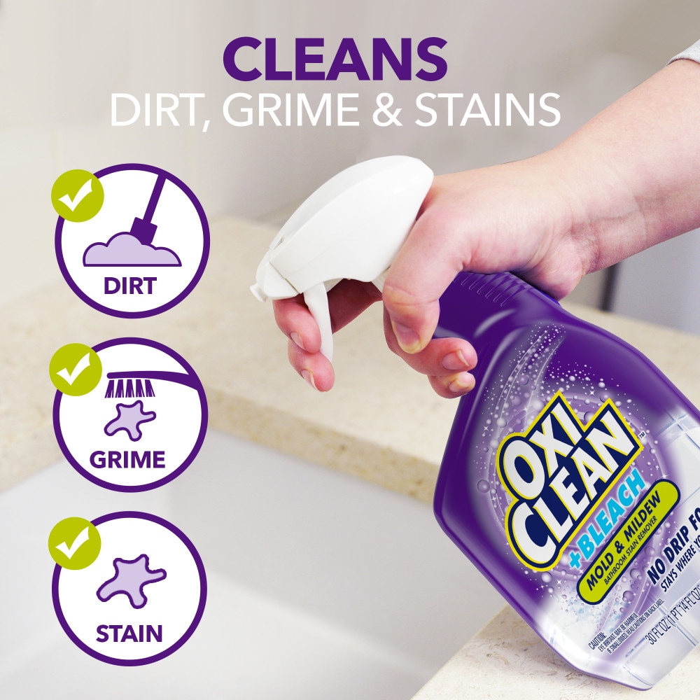 OxiClean Bathroom Cleaner, Shower, Tub & Tile, powered by OxiClean