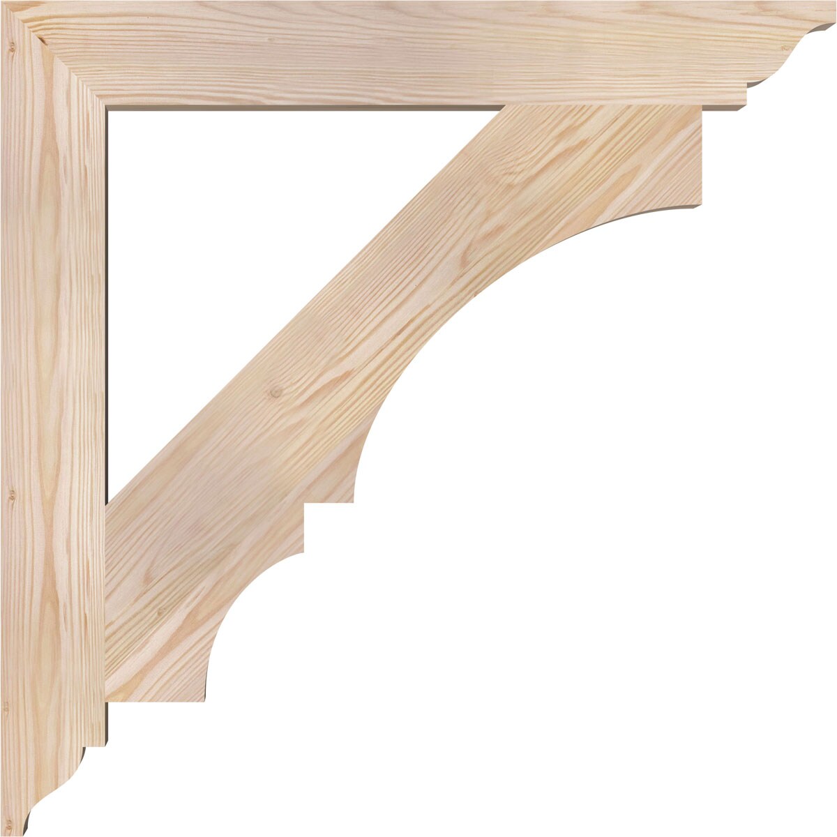 Ekena Millwork BKT04X28X28BOA01SDF Exterior-Brackets-Braces - View #3
