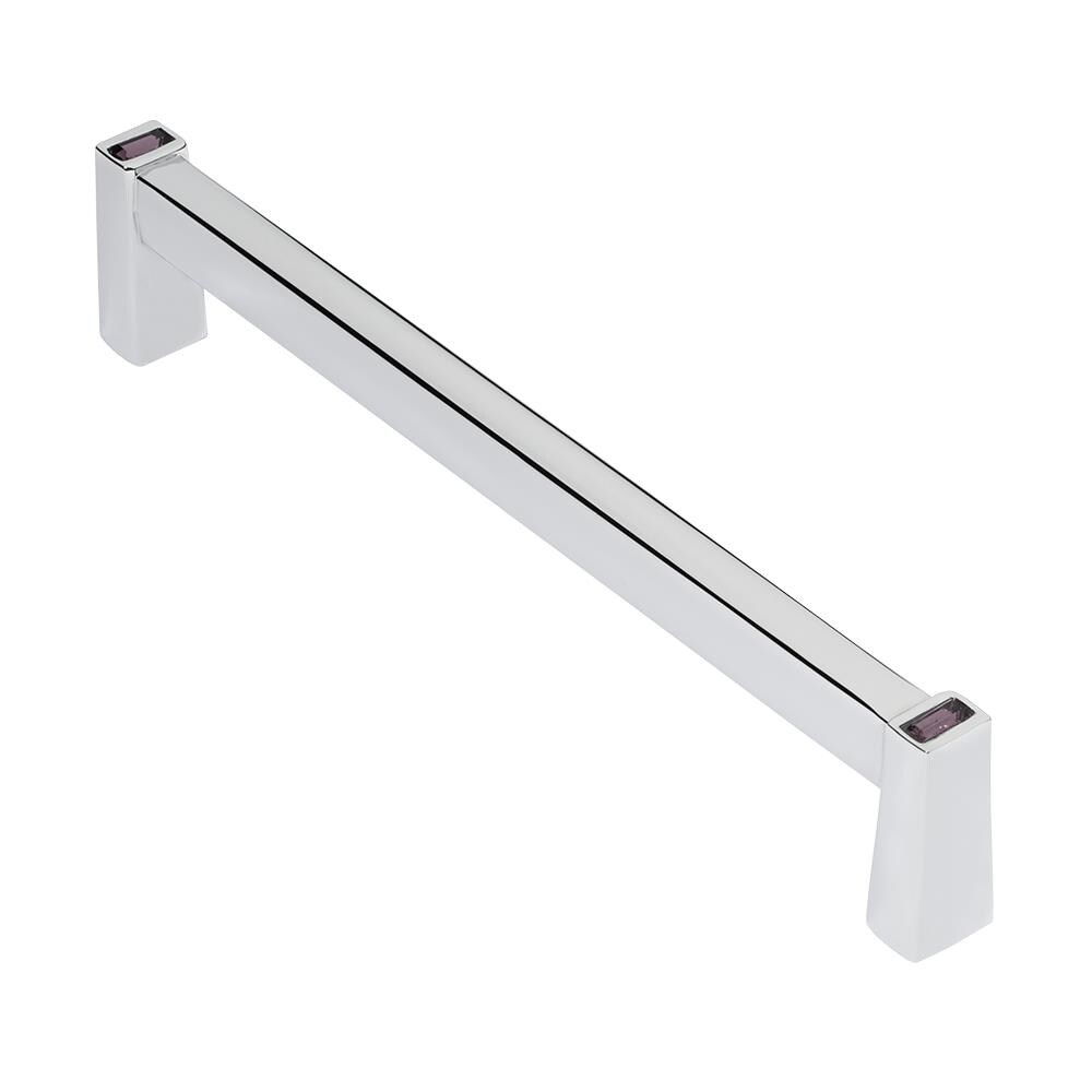 Wisdom Stone 4121128CH-PU Long Island 5-in , 128mm Center to Center Polished Chrome Rectangular Bar