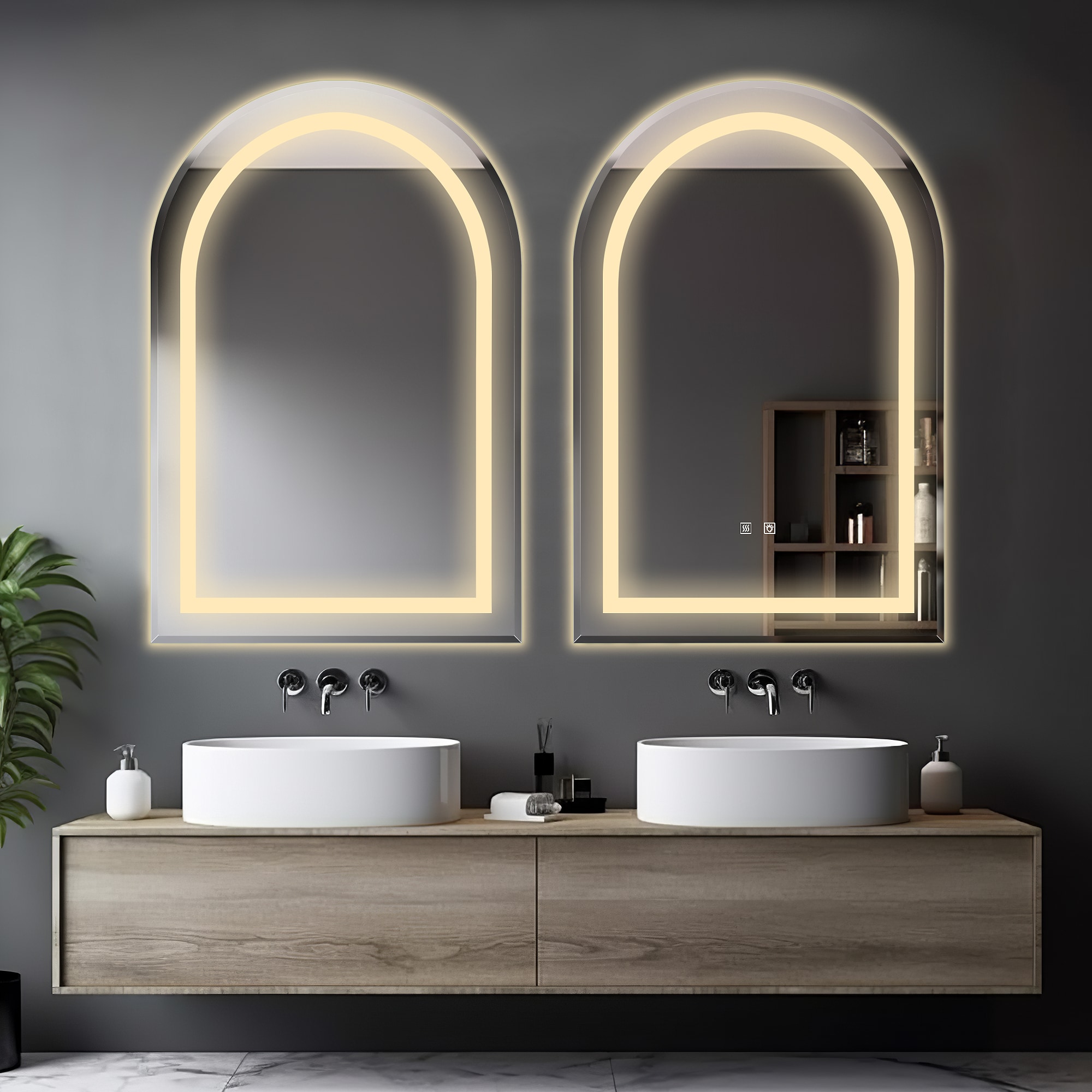 Dovelina LS-A-MR03063 Framed-Bath-Mirrors - View #2