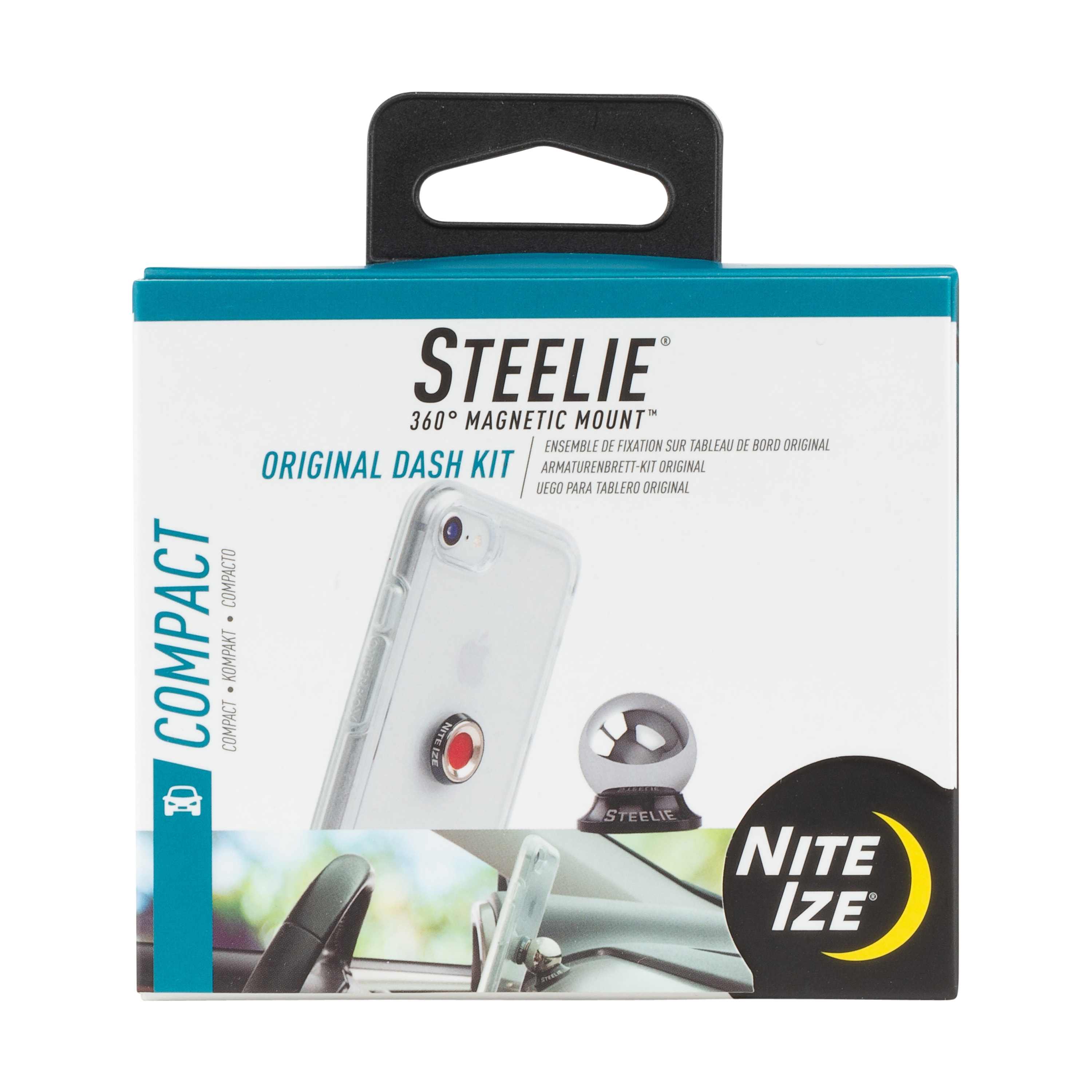 Nite Ize Steelie Silver Adjustable Car Mount for Universal Cell Phones in the Cell Phone Mounts department at Lowes.com