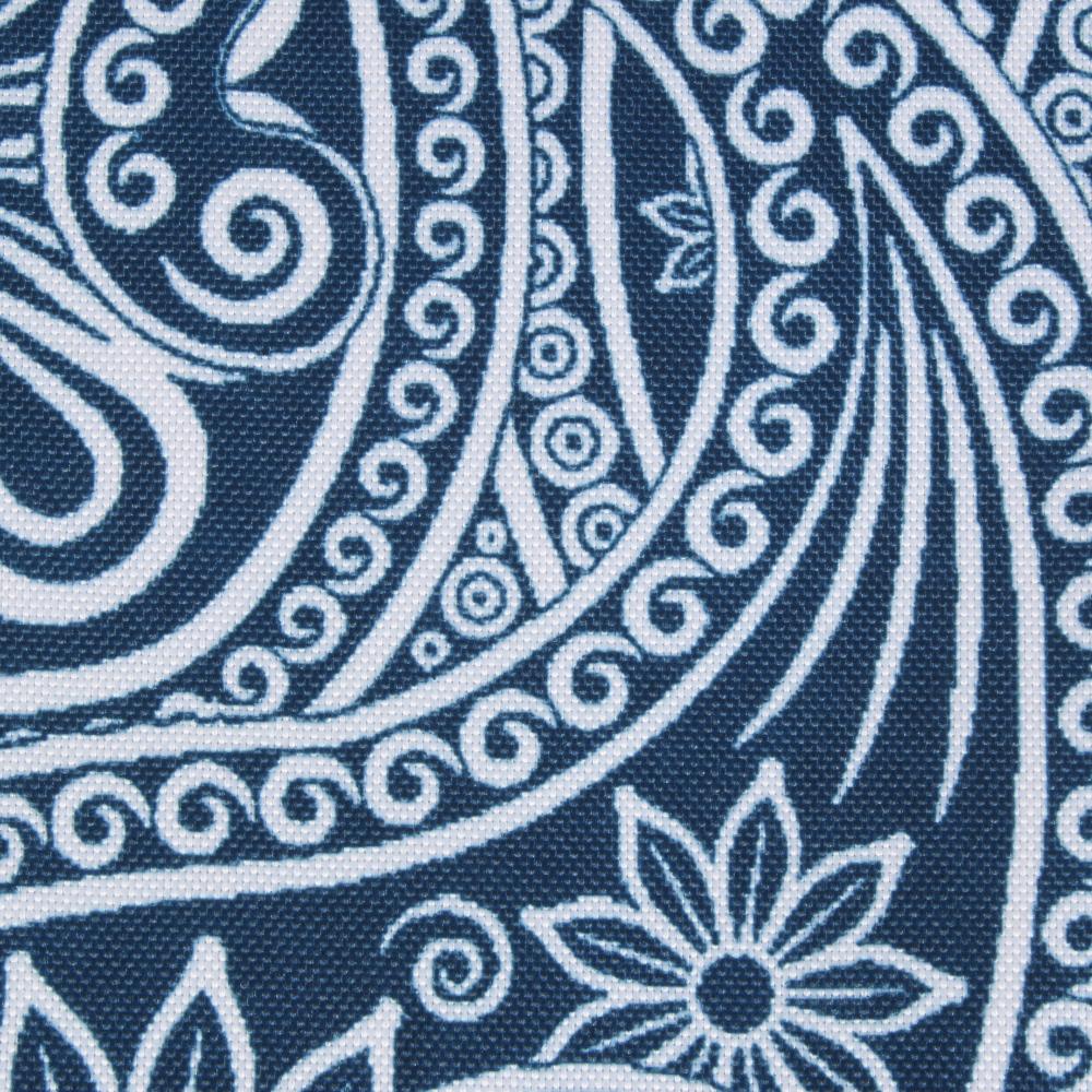 DII Blue Paisley Print Outdoor Napkin Set/6
