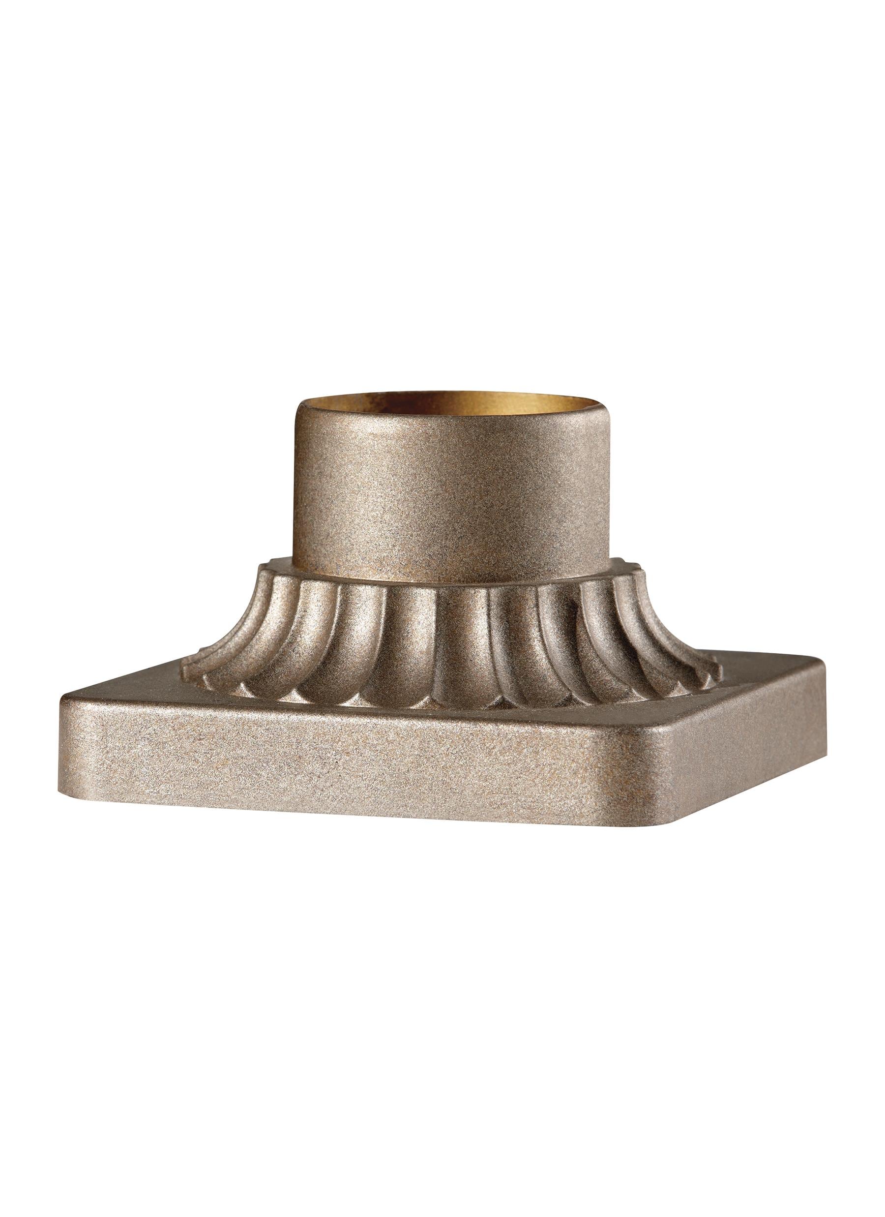 Generation Lighting PIER MT-CB Outdoor Pier Mounts 5-Inches Corinthian Bronze Transitional Outdoor Pier mount