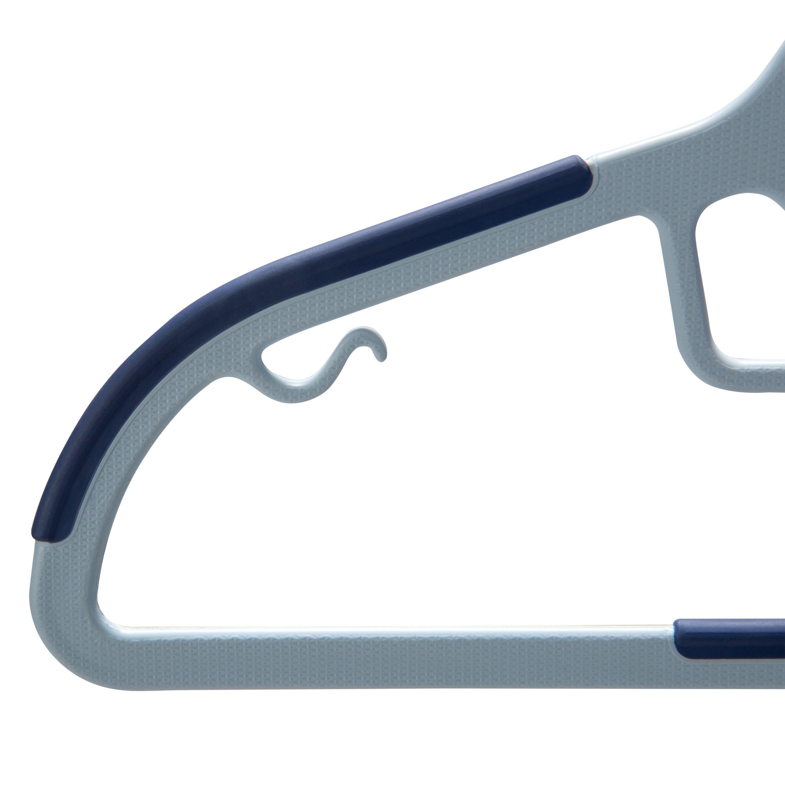 Simplify 12-Pack Velvet Non-slip Grip Clothing Hanger (Blue) in the Hangers  department at