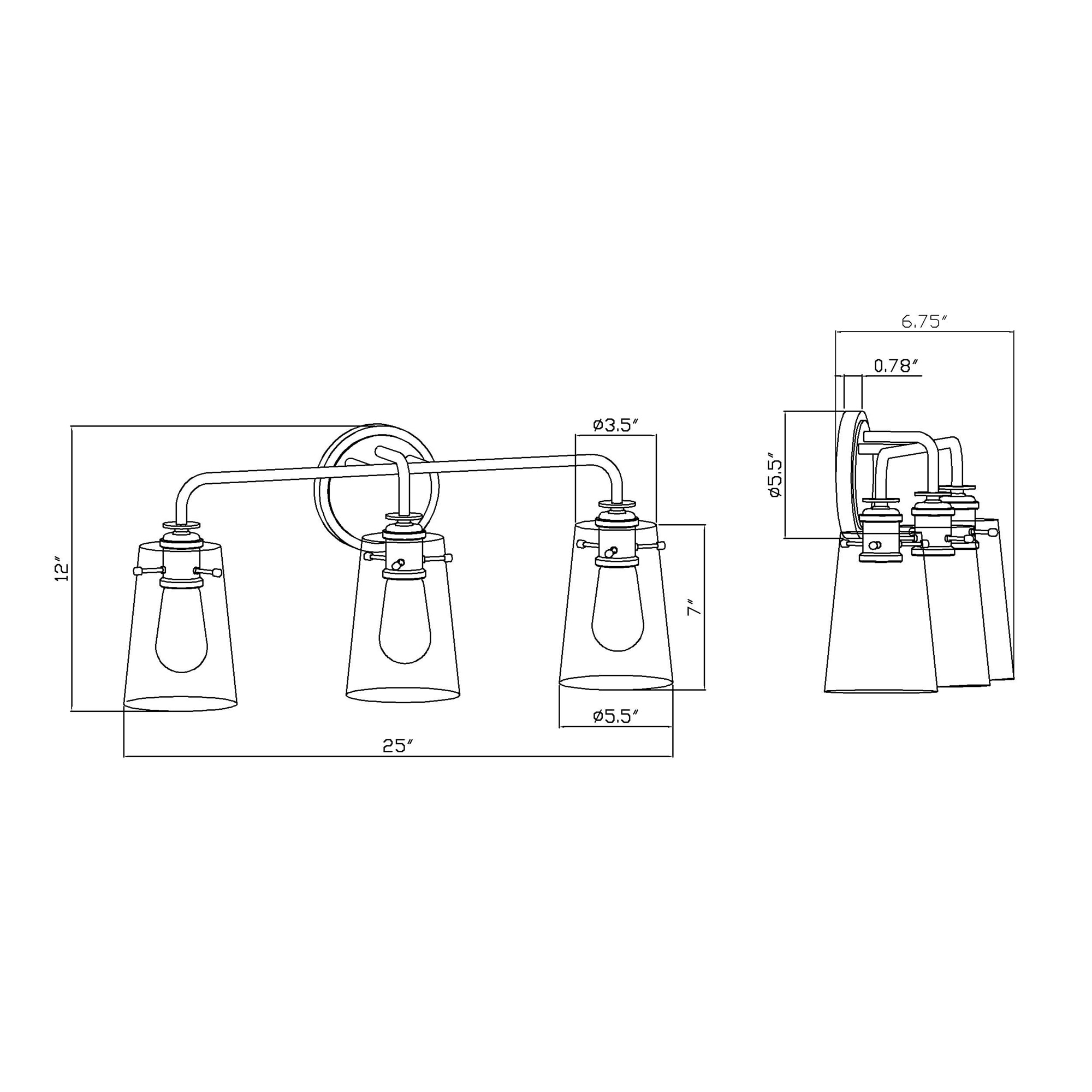 Forte Lighting 5118-03-62 b089995 - View #5