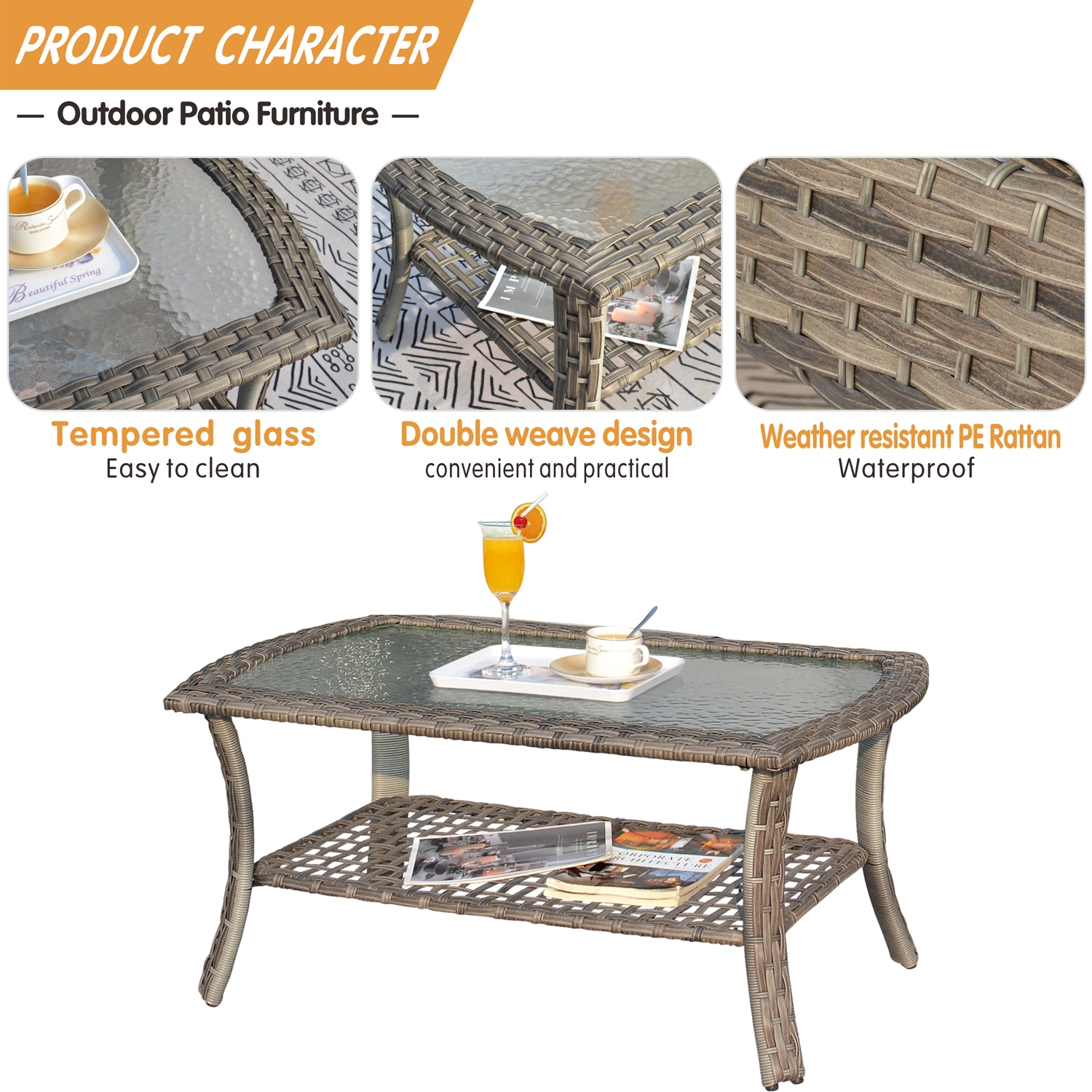 Ovios GNDS400 Patio-Conversation-Sets - View #5