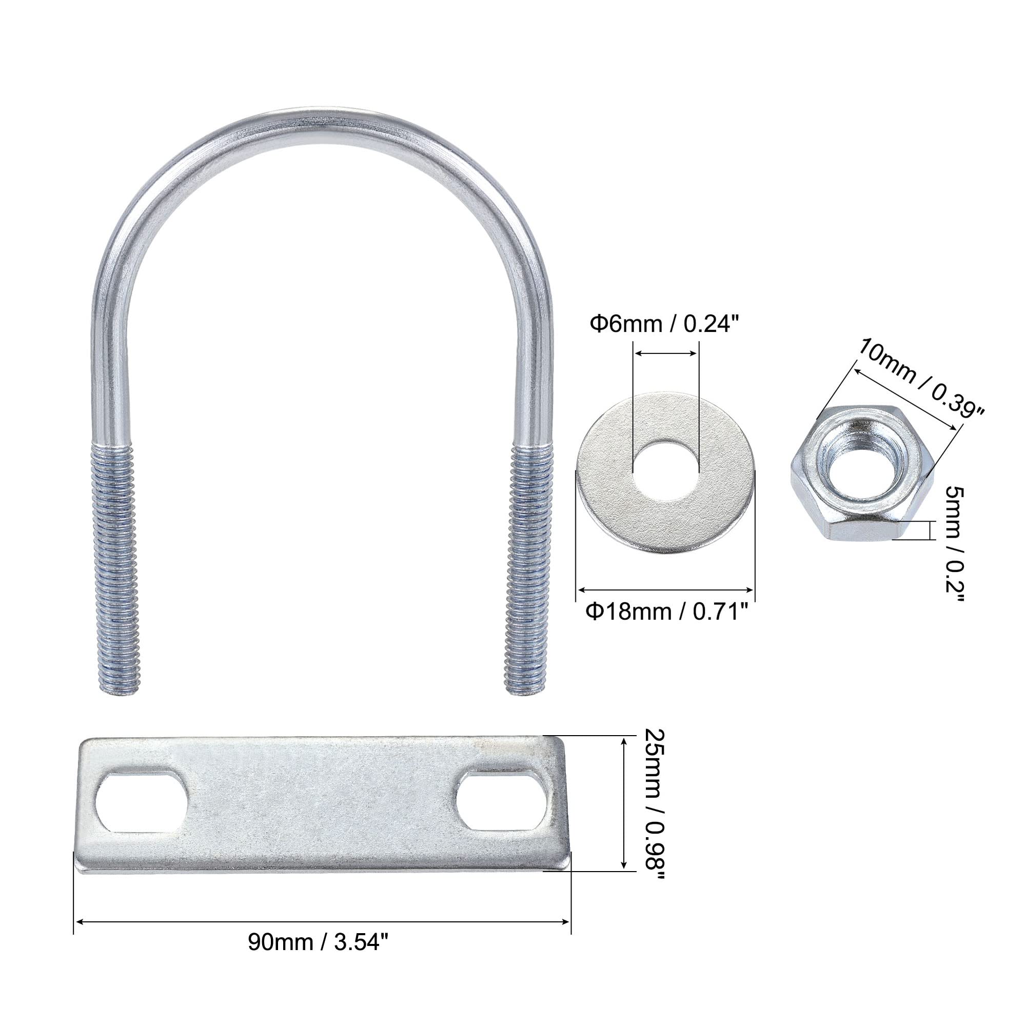 SenQWFa LDC0814Q010 U-Bolts - View #3