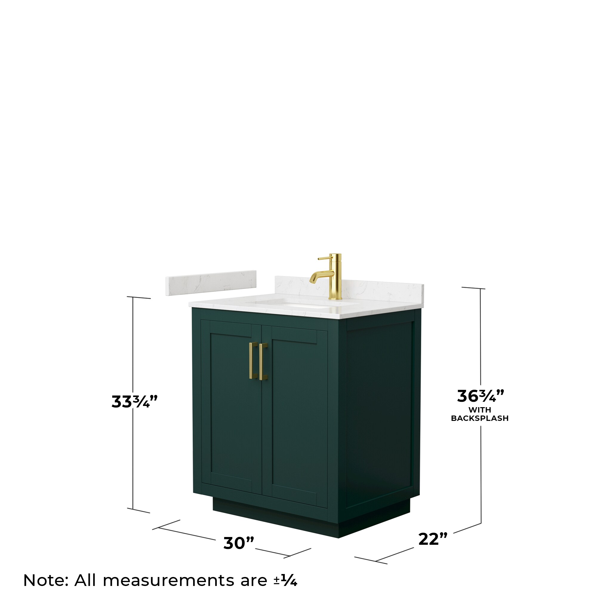 Wyndham Collection WCF292930SGDC2UNSMXX Bath-Vanity-Combo - View #5