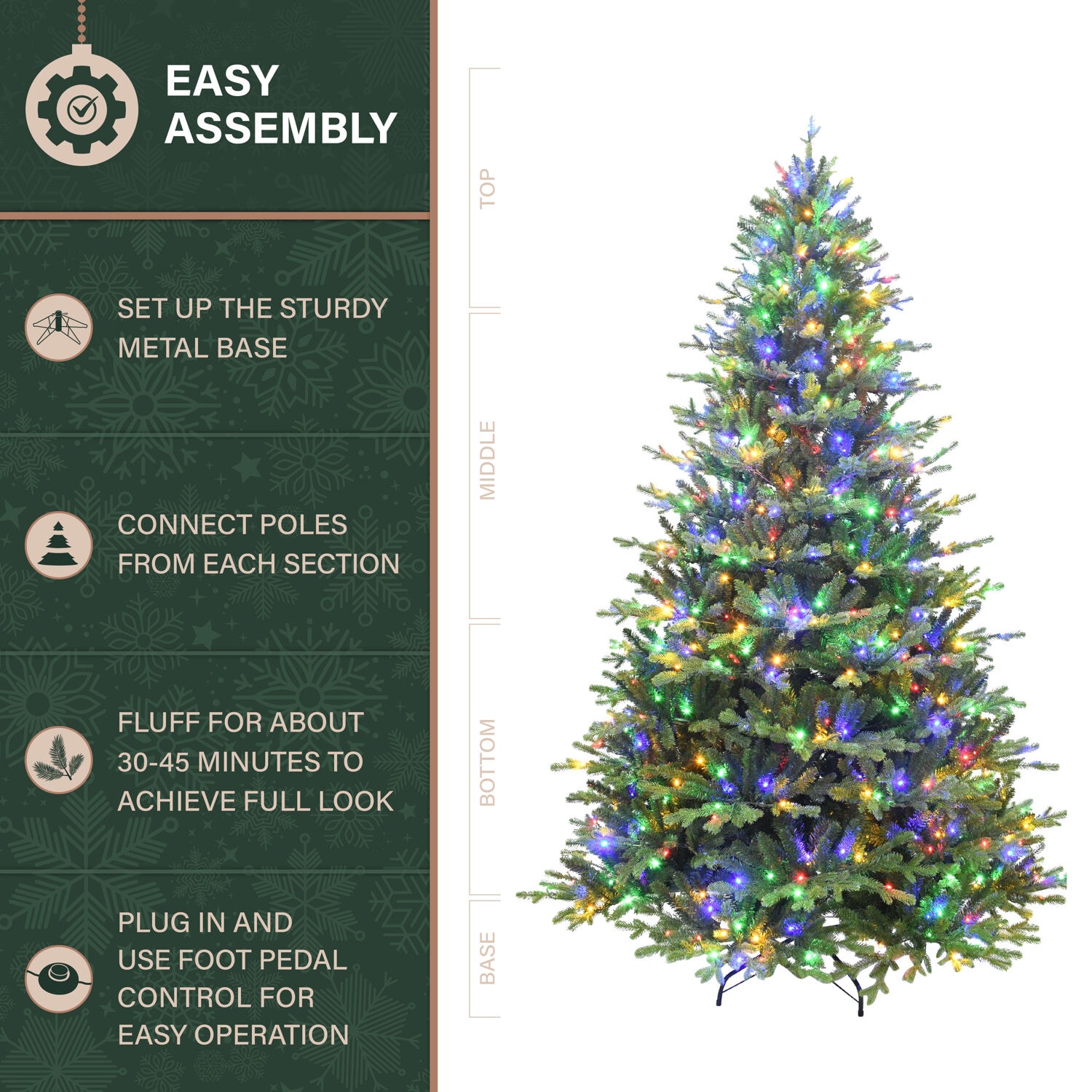Fraser Hill Farm FFOP075-6GR Artificial-Christmas-Trees - View #3