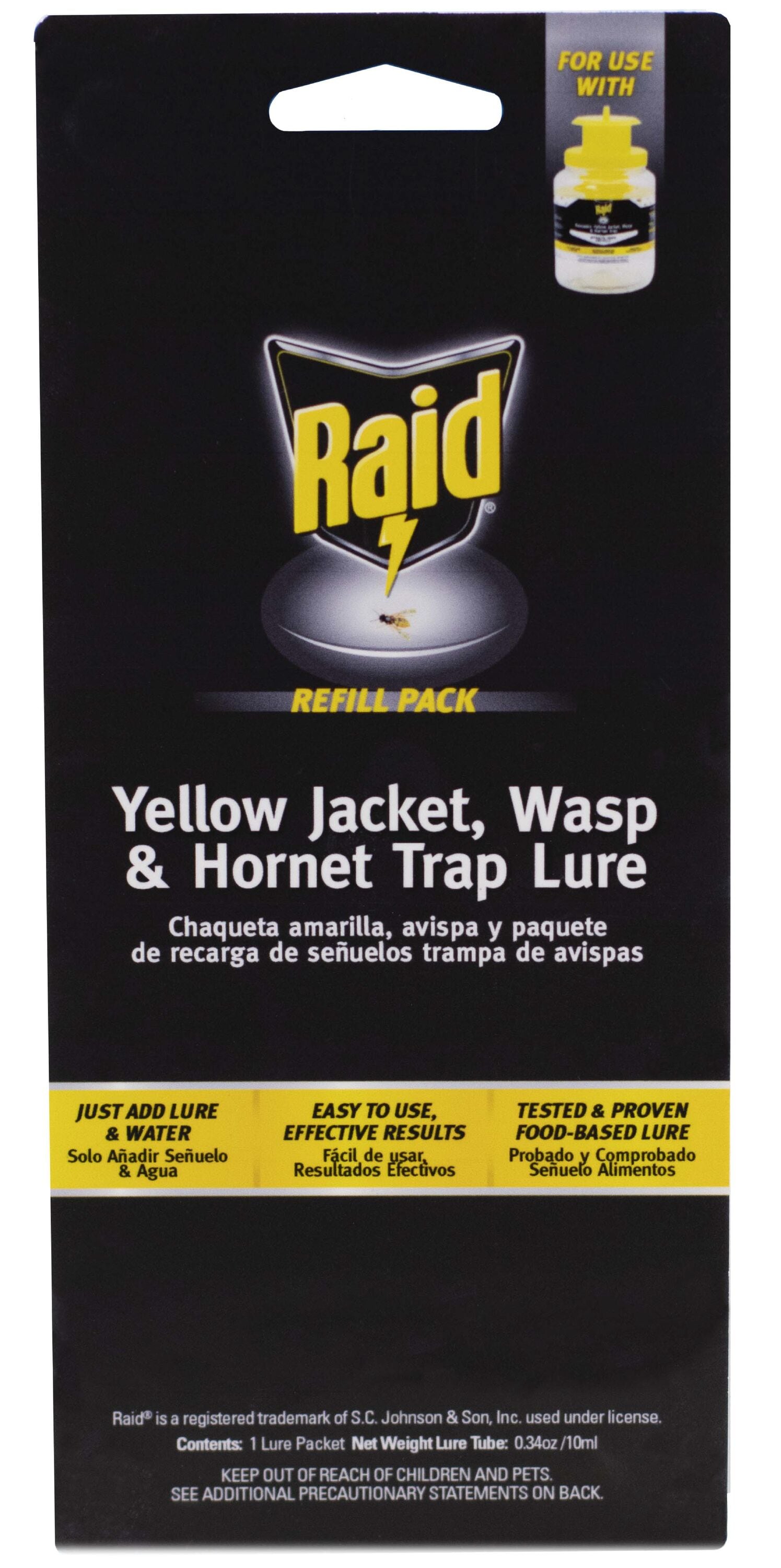 Raid Wasp Lure Refill Outdoor Insect Trap in the Insect Traps department at