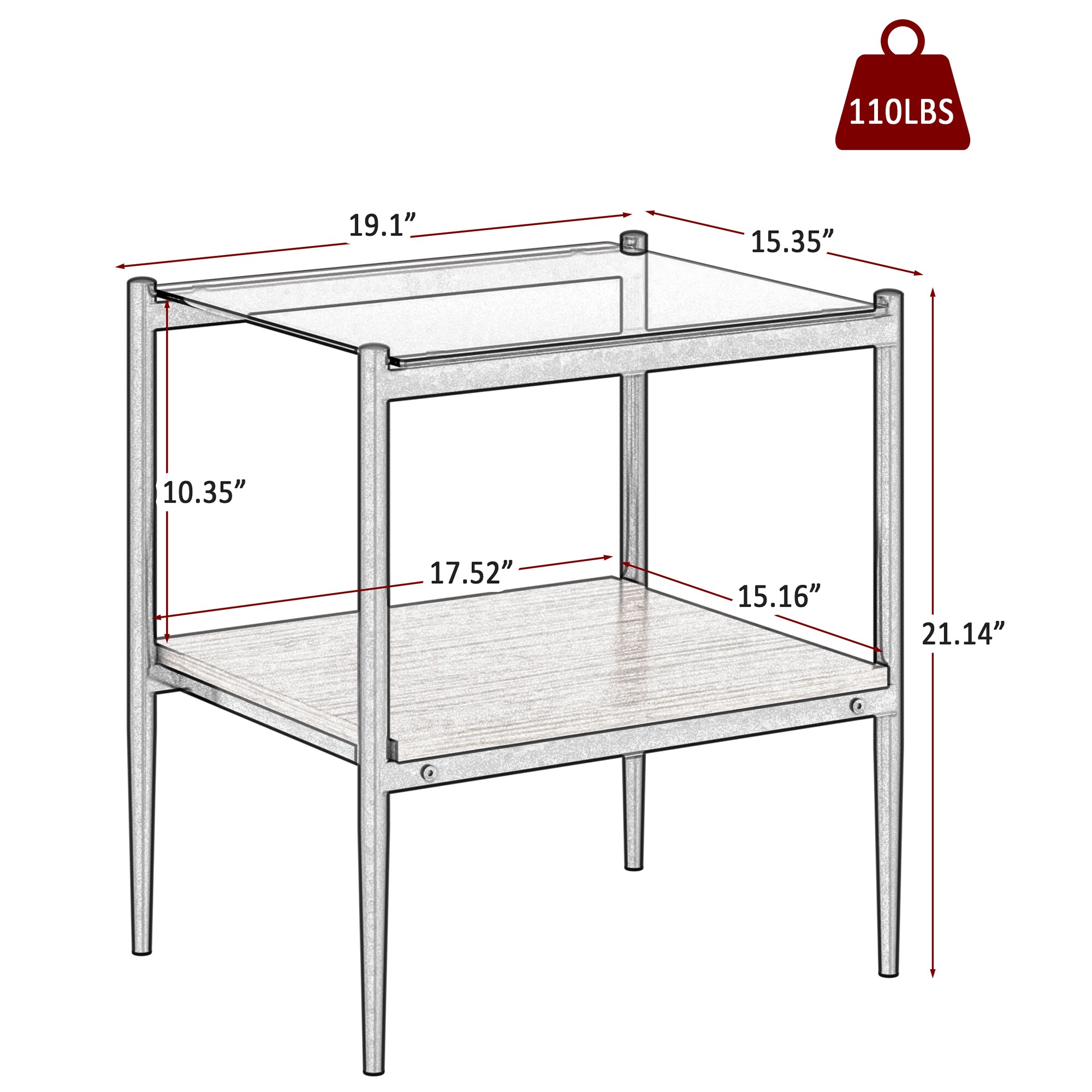 Maocao Hoom JLP184253 End-Tables - View #8