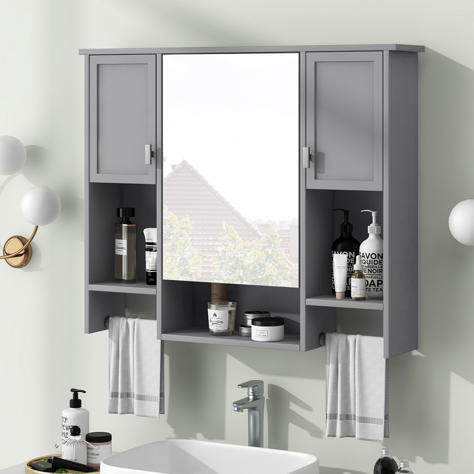 Siavonce ZX-767537 Bathroom-Medicine-Cabinets - View #11