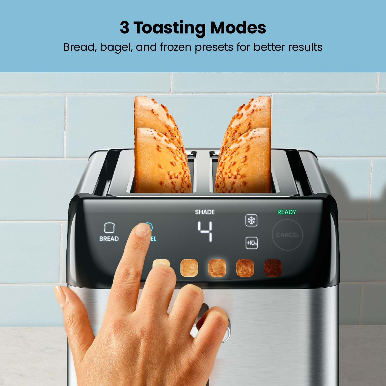 Chefman 2-Slice Stainless Steel 850-Watt Toaster in the Toasters