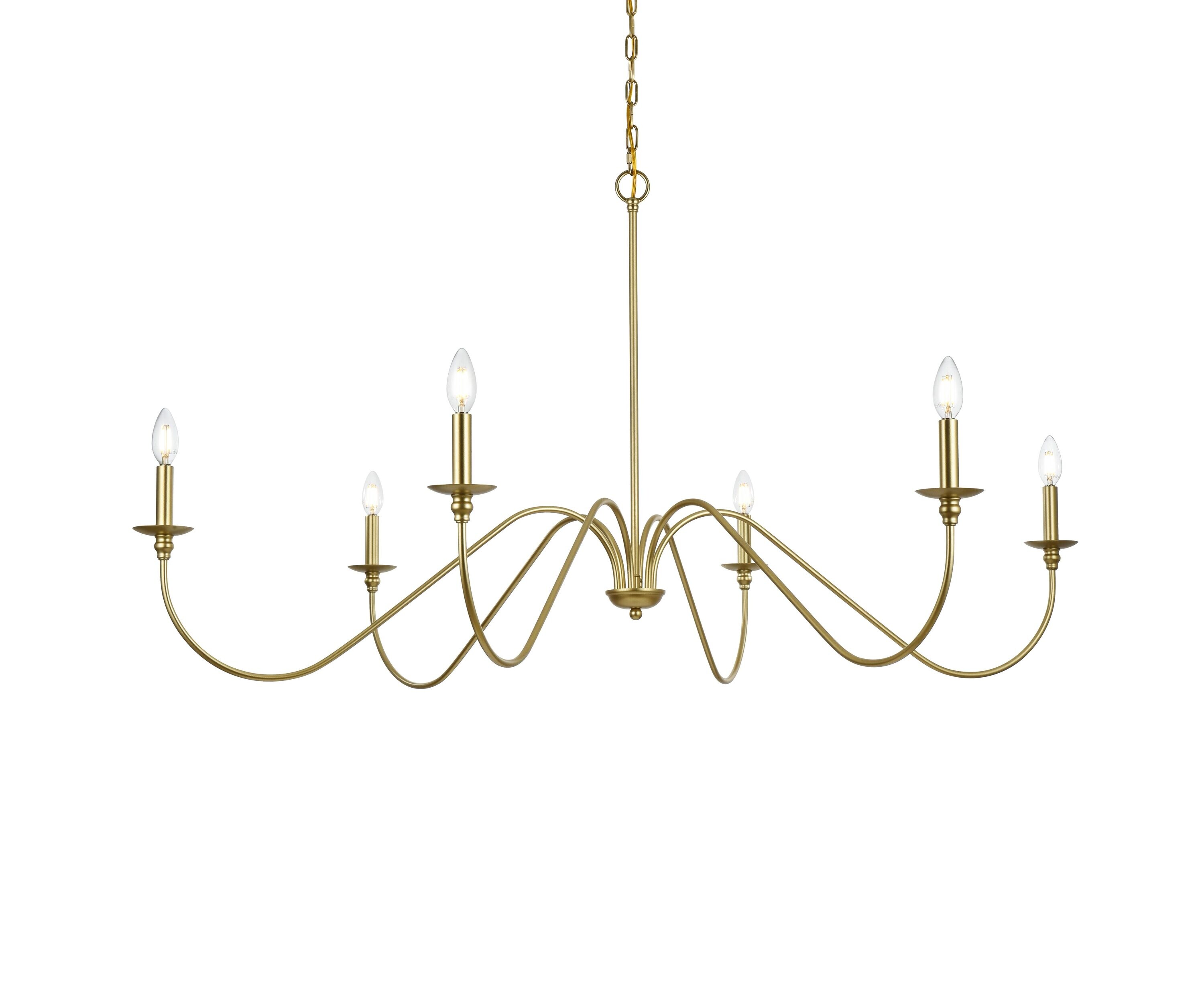 Elegant Decor HFDL15168D54BR b090015 - View #3