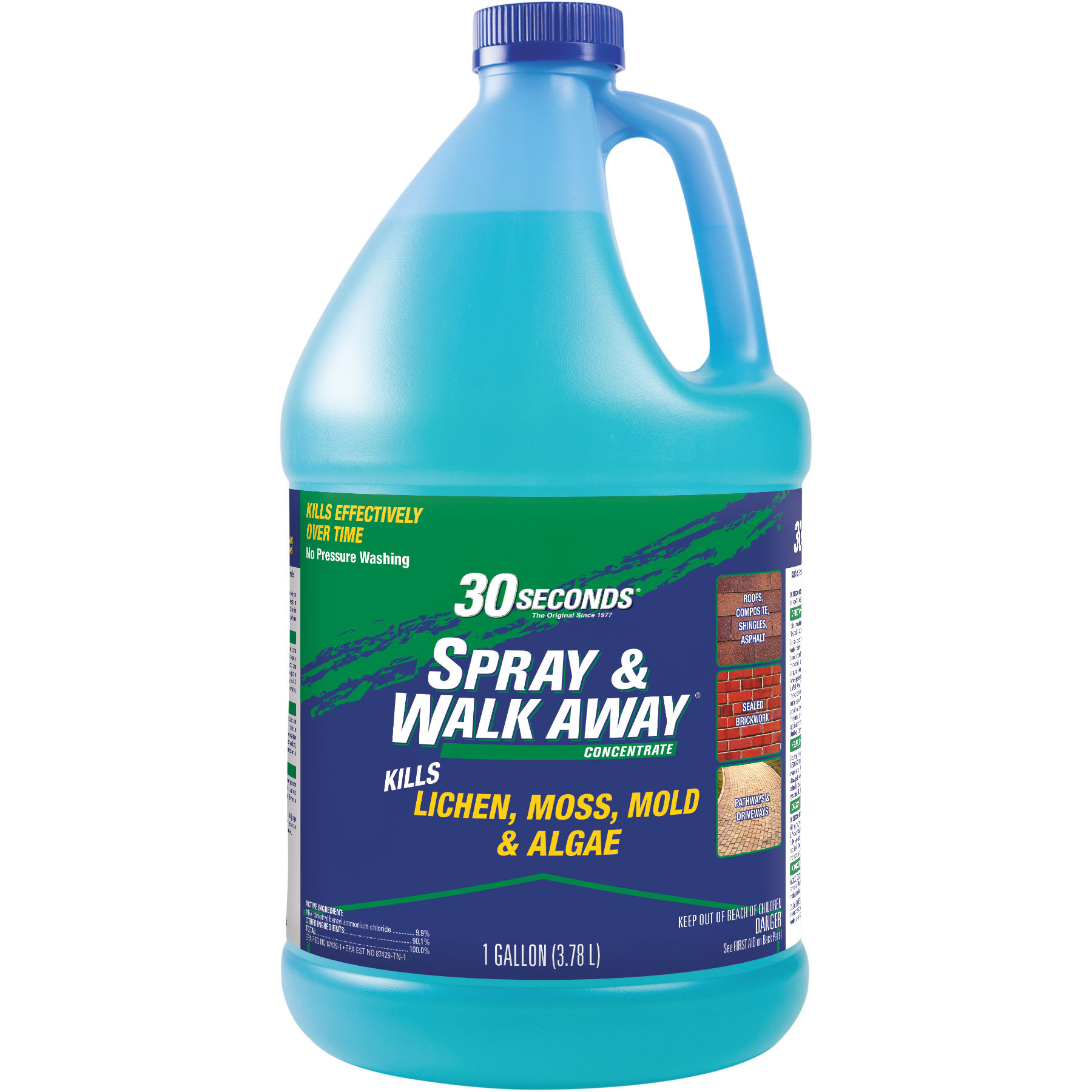 30 SECONDS 1GSAWA 1-gallon Algae mold and moss killer Concentrated Outdoor Cleaner