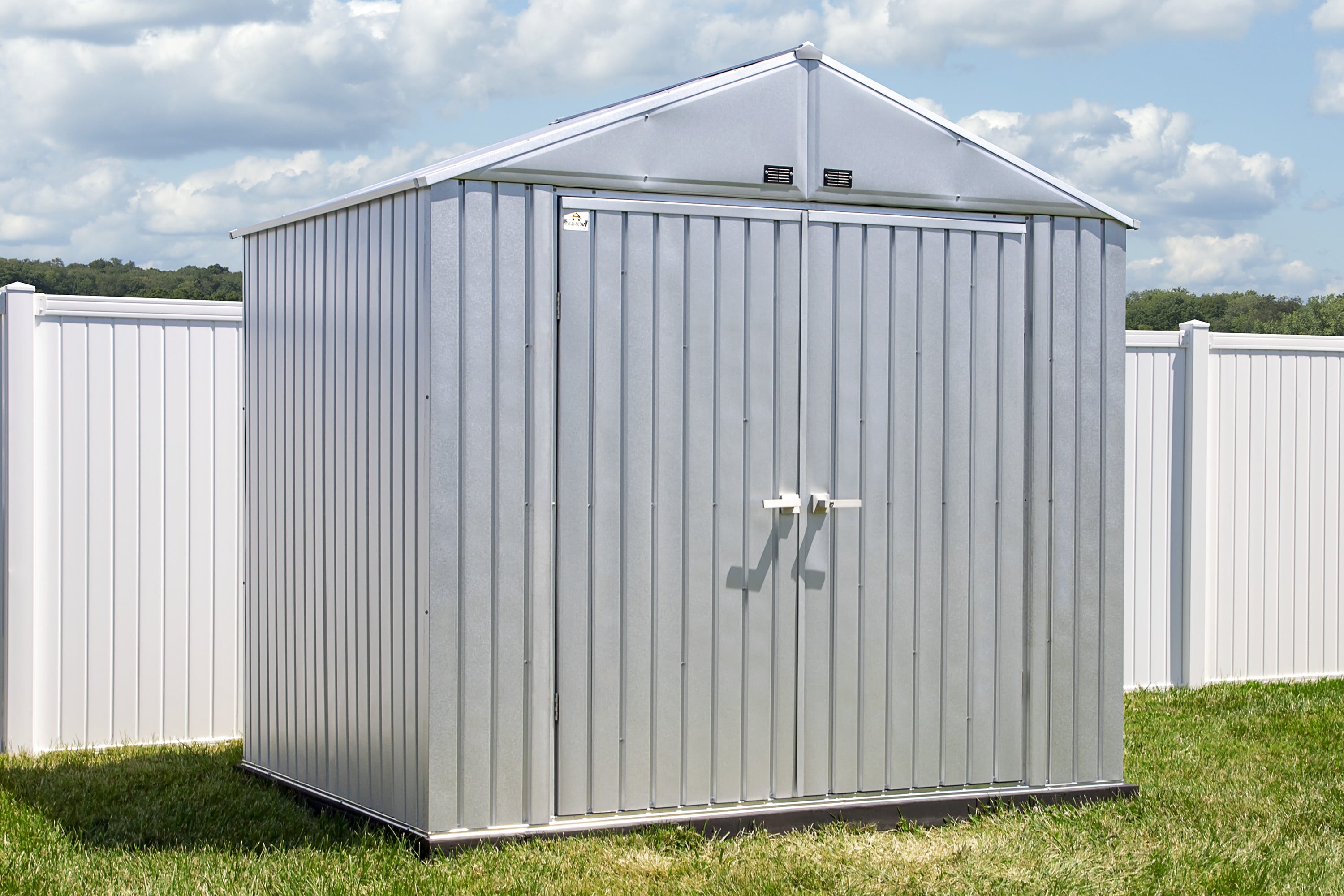Arrow EG86AB 8-ft x 6-ft Elite Galvanized steel Storage Shed