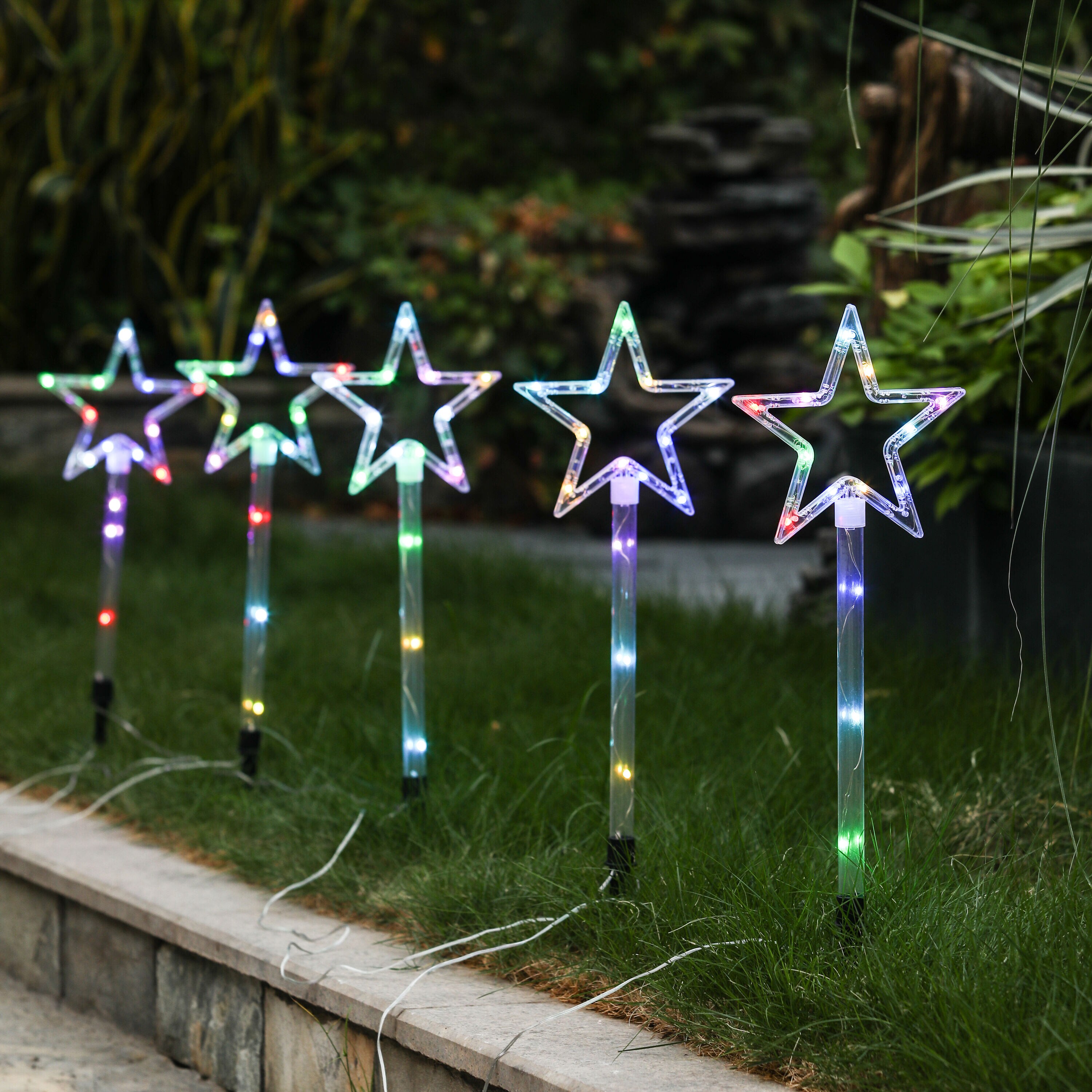 Lowes christmas star deals lights