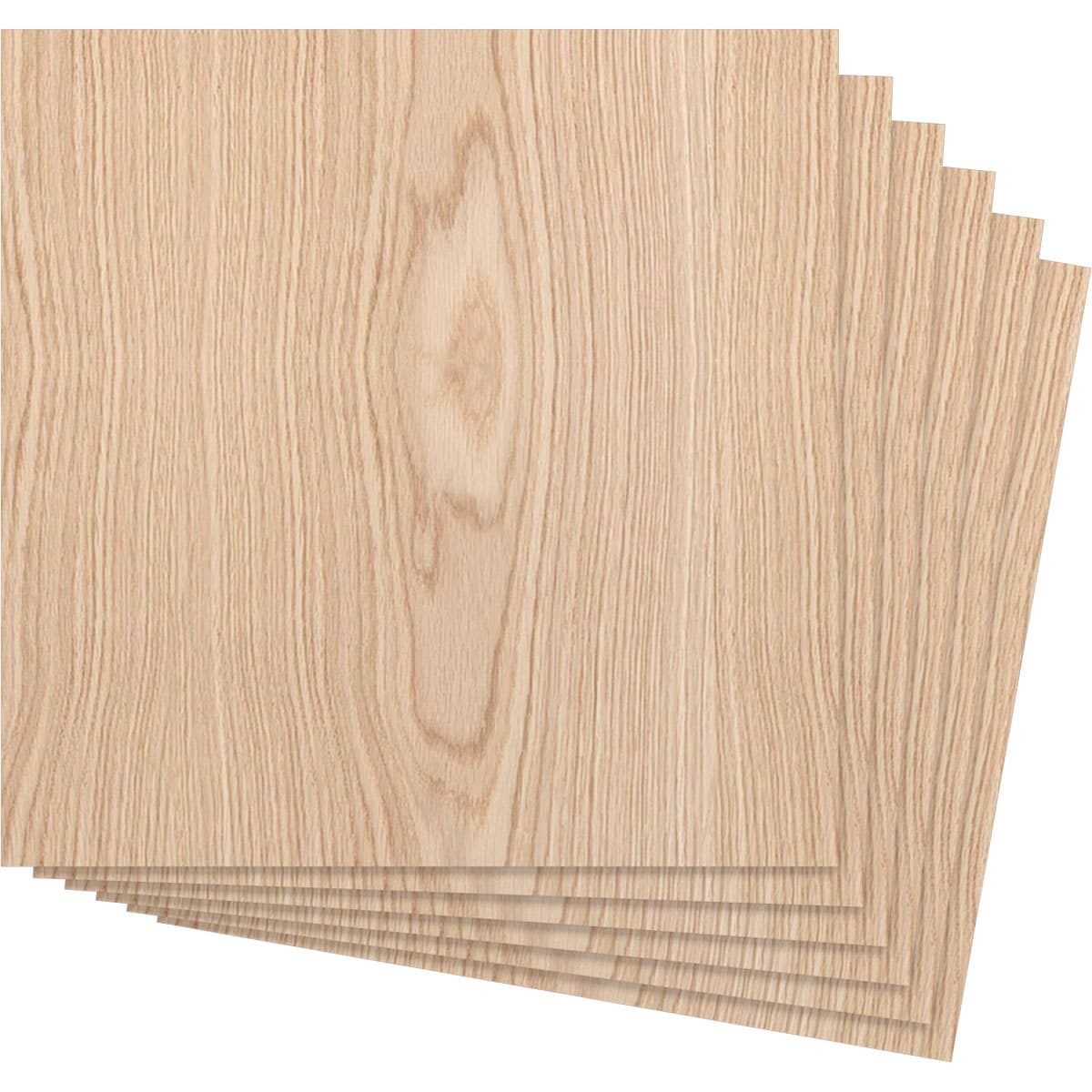 Ekena Millwork HBW24X24X375BRO 23-3/4-in x 23-3/4-in Smooth Paintable/Stainable Wood Wall Panel ( 6 -Pack, Covers 3.92-sq ft )