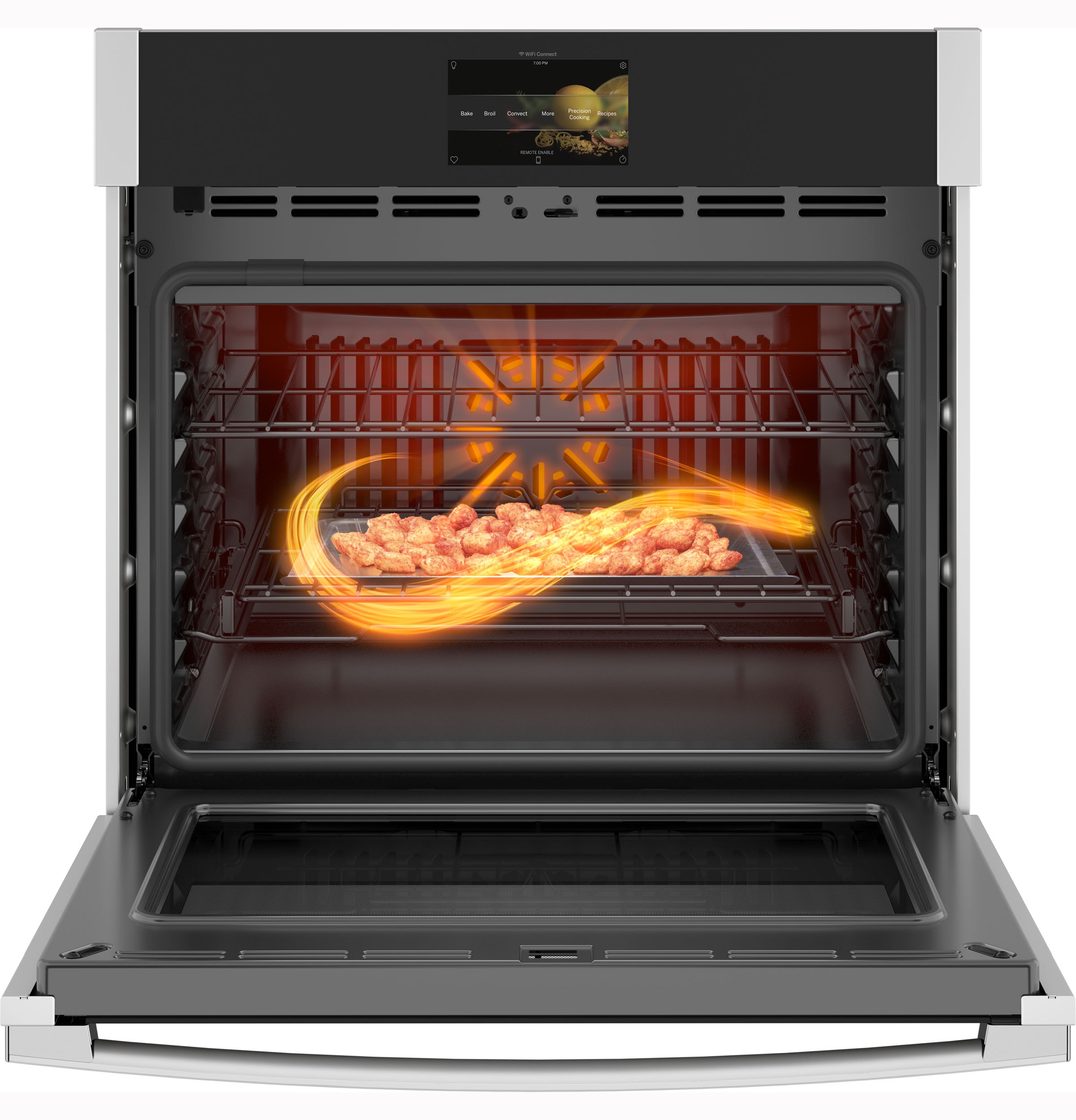 GE Profile Smart Oven with No Preheat ӏ 11-in-1 Countertop Oven ӏ  Large-Capacity Countertop Oven ӏ Black 