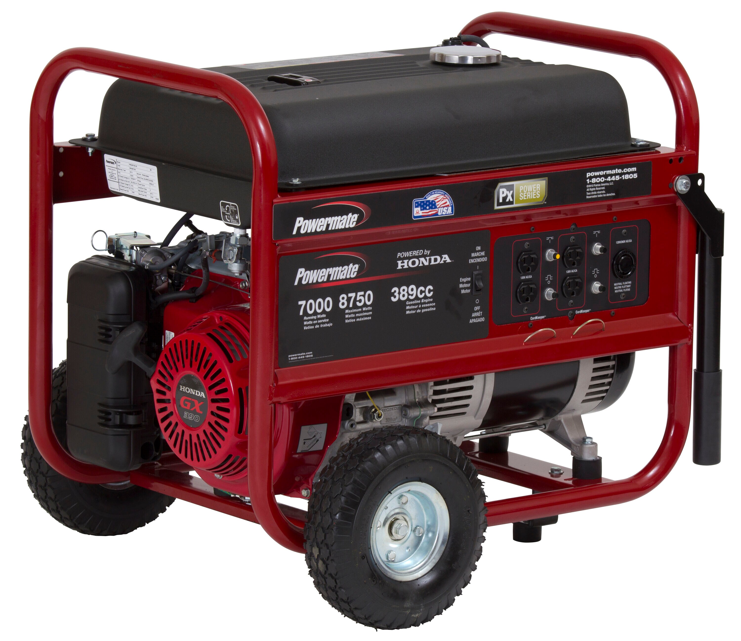 Powermate PM0497000 7000-Watt Gasoline Portable Generator