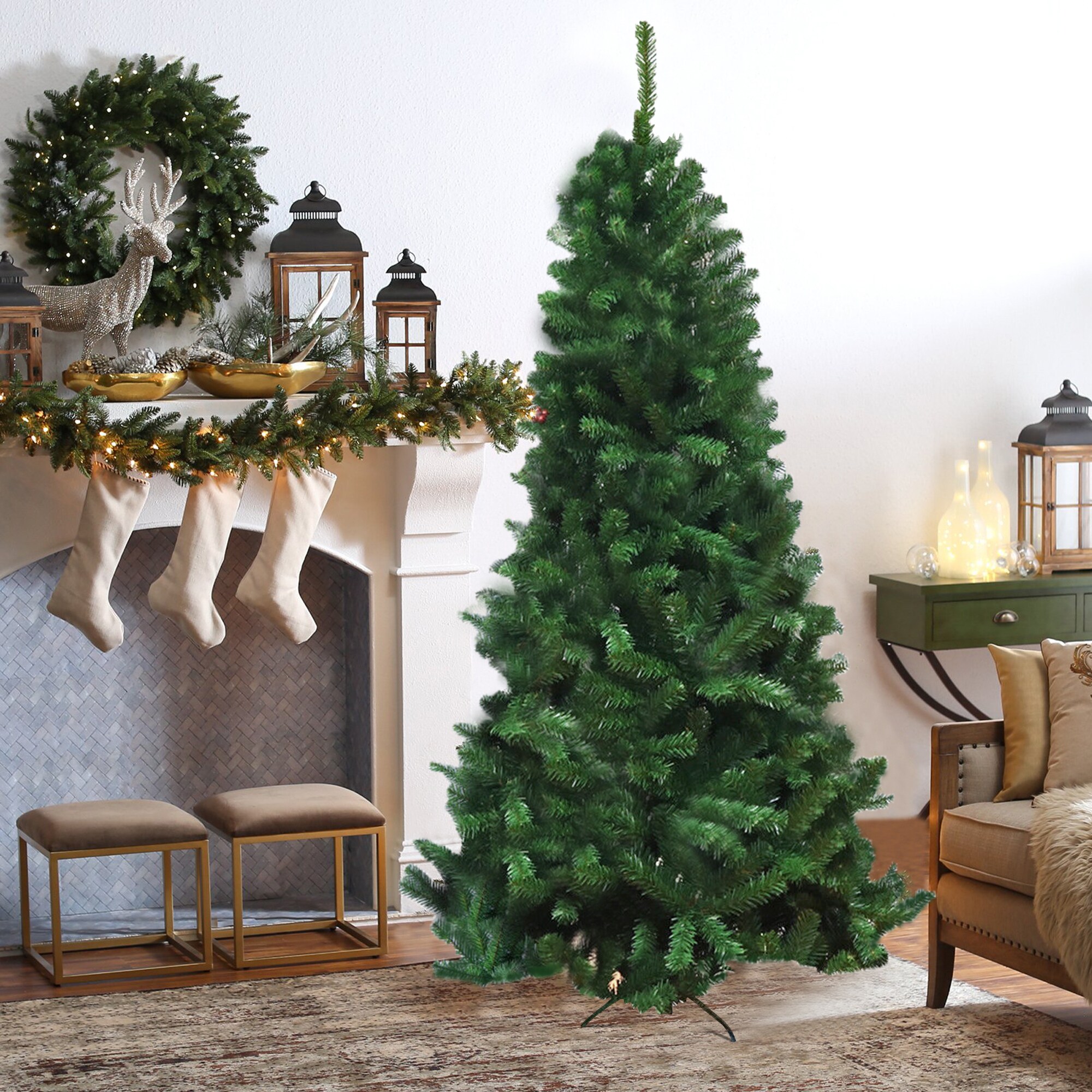 WELLFOR CM-HWY-21246 Artificial-Christmas-Trees - View #6