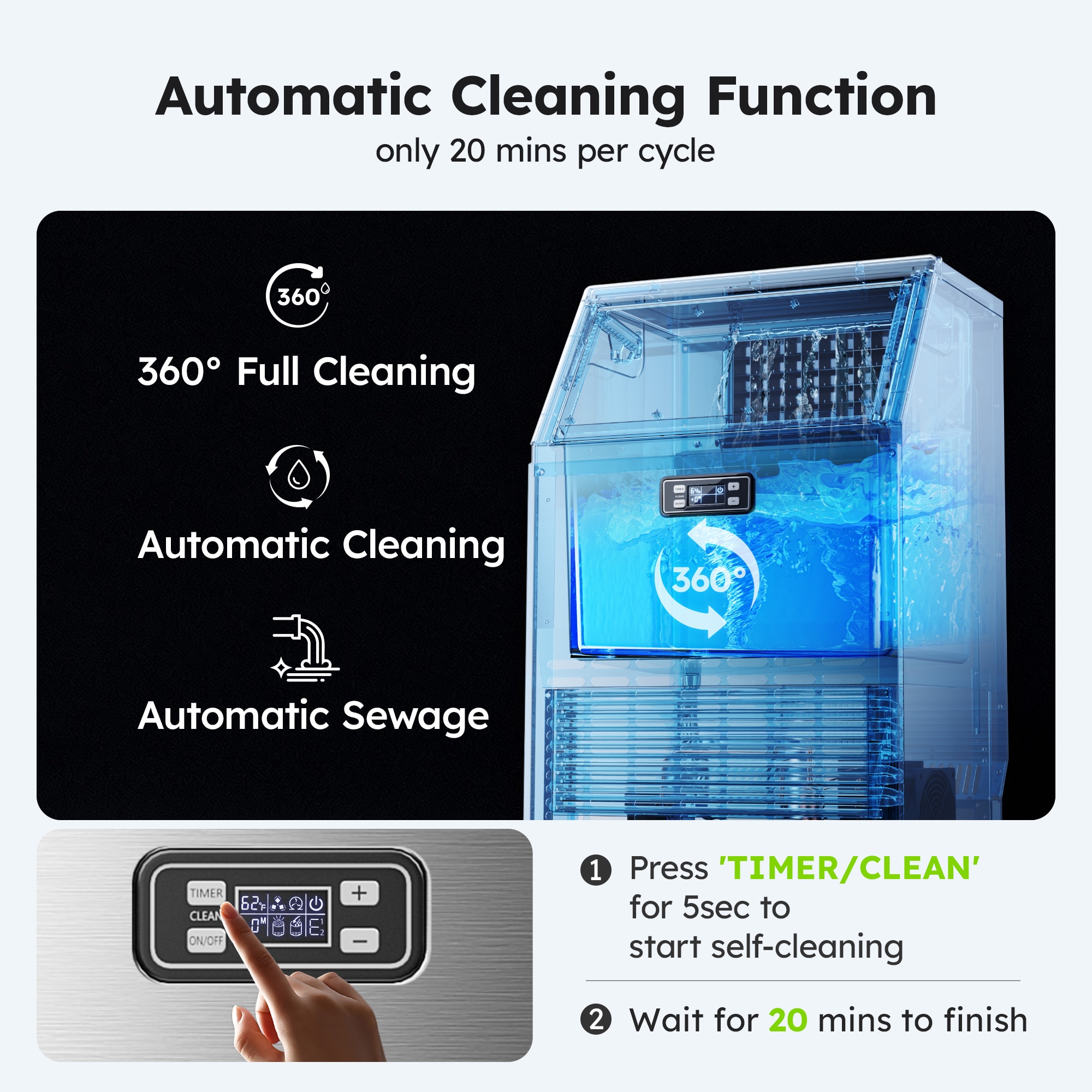 SIMZLIFE CIM005-200BS-S-LS-SC Ice-Makers - View #4